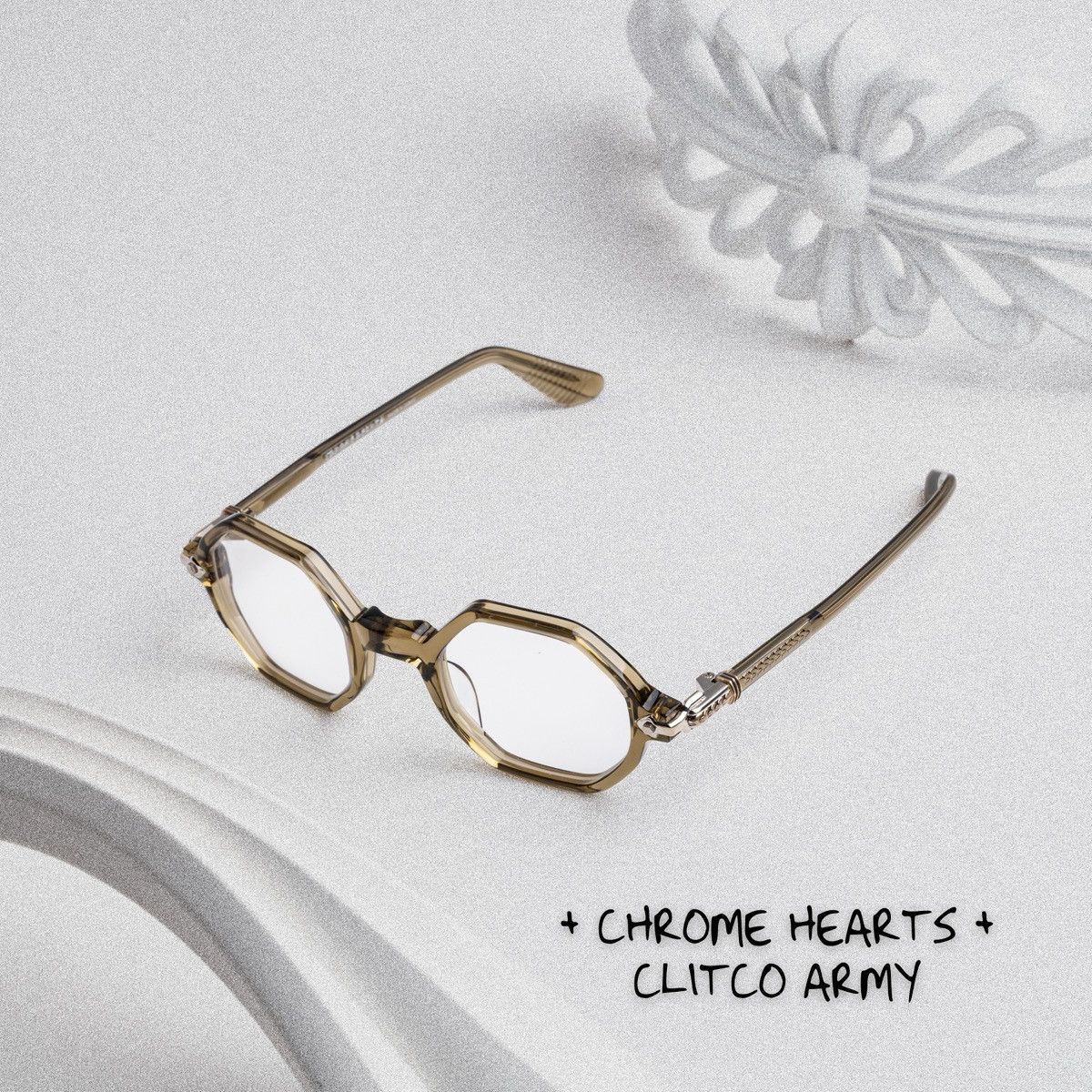 Chrome Hearts CHROME HEARTS CLITCO ARMY GLASSES Size ONE SIZE - 1 Thumbnail