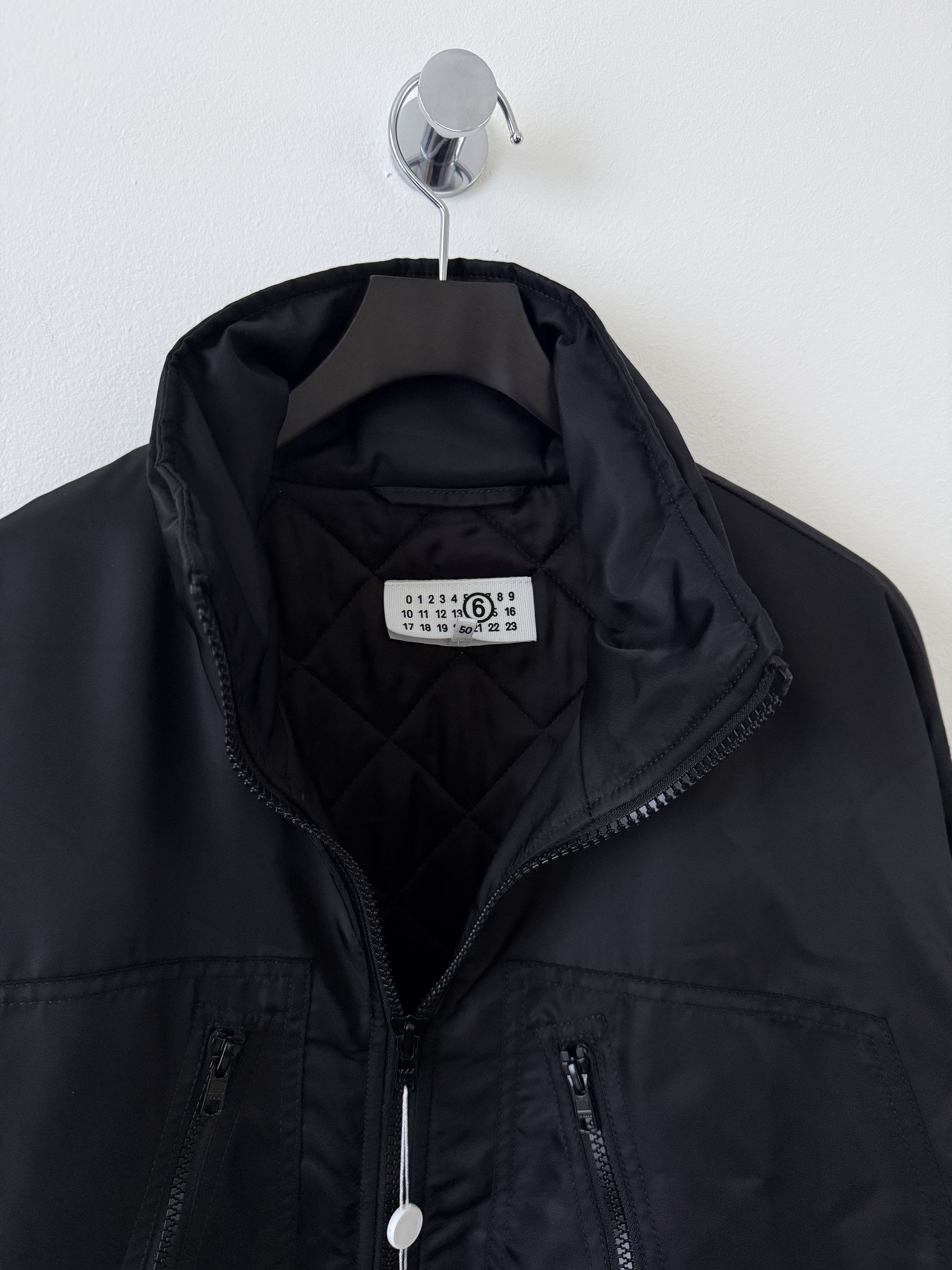 Maison Margiela MM6 Nylon Zip Bomber Jacket Size US M / EU 48-50 / 2 - 11 Thumbnail