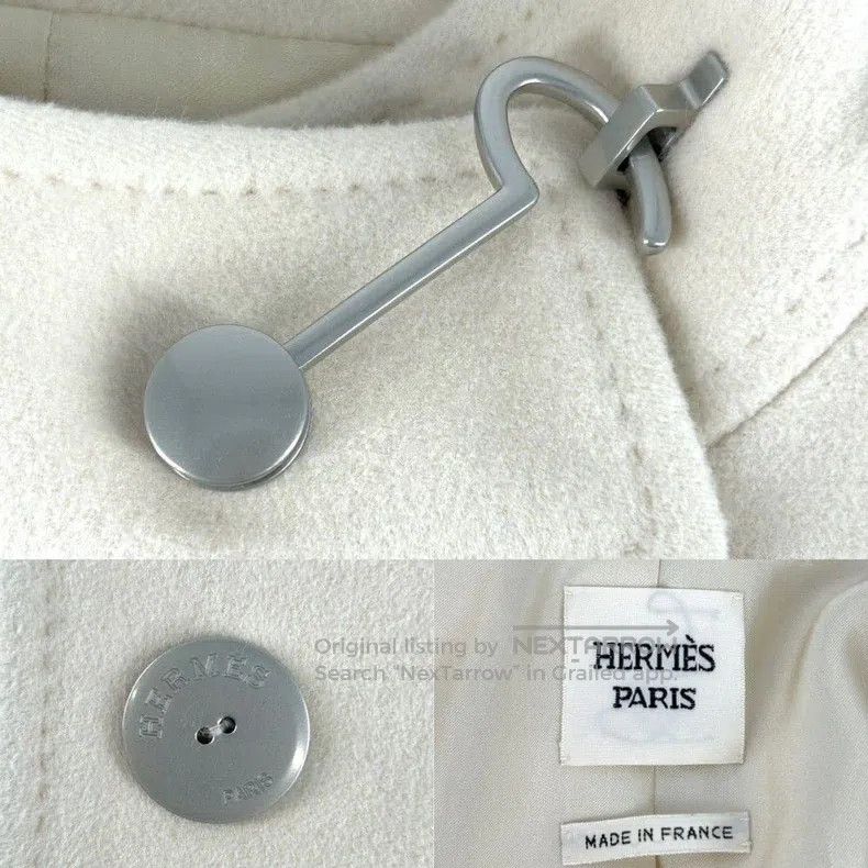 Hermes Hermes Beige Stand-Up Collar Jacket Size S / US 4 / IT 40 - 6 Thumbnail