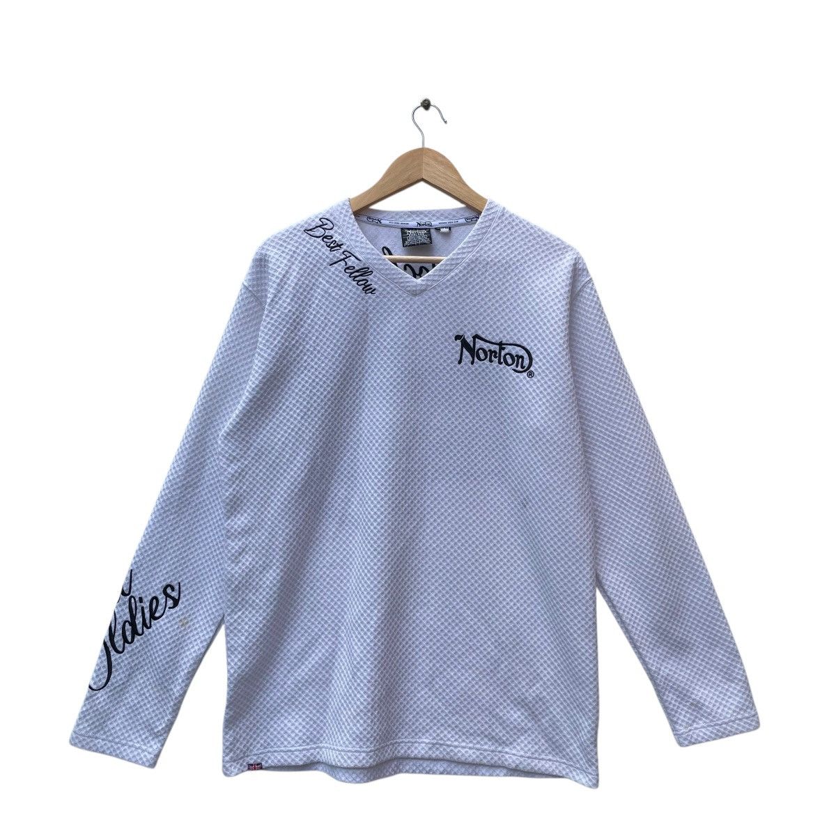 Norton × Vintage Norton Crewneck Pullover Sweatshirt Size US M / EU 48-50 / 2 - 4 Thumbnail