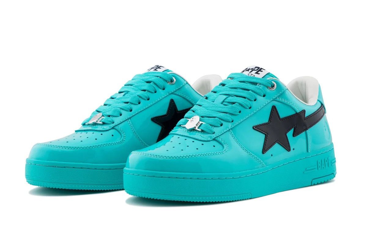 Bape (10) Bape Tiffany Blue Bapesta Size US 10 / EU 43 - 1 Thumbnail