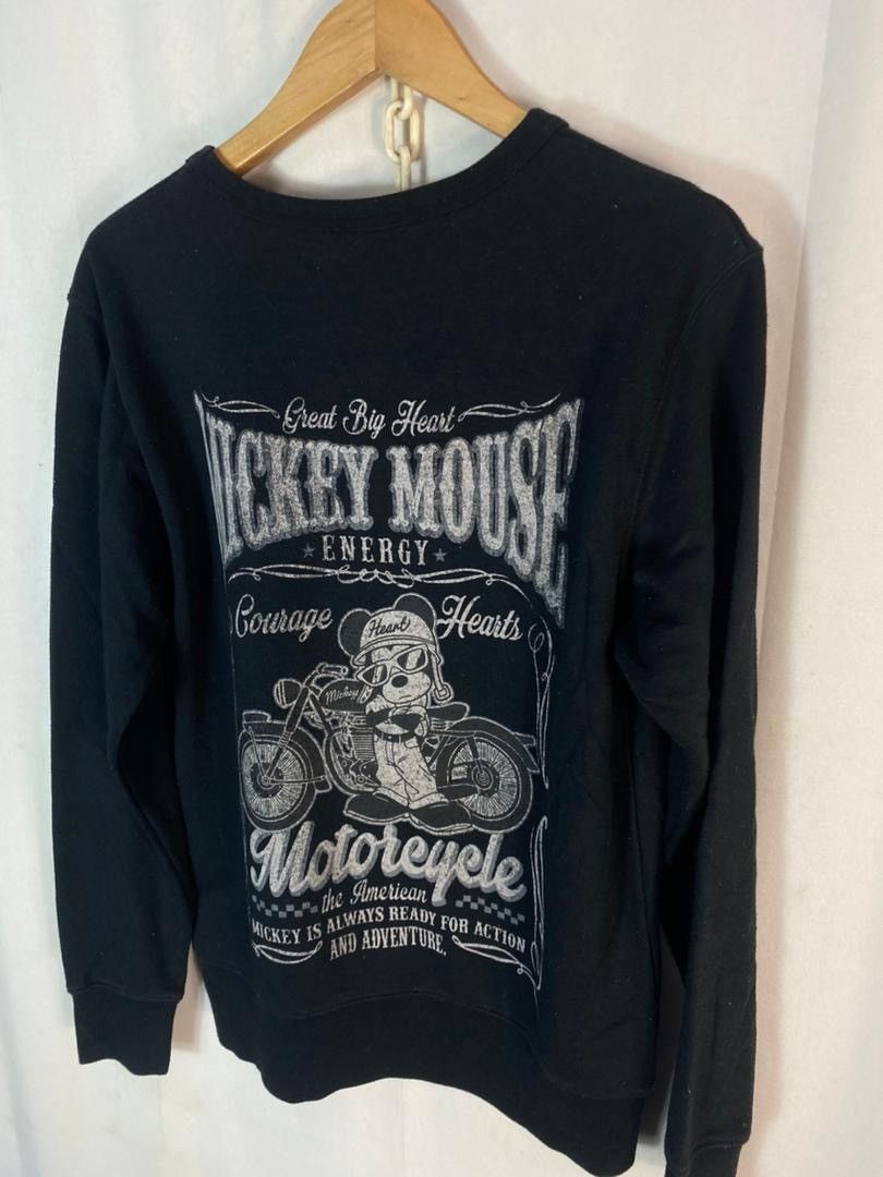 Disney × Mickey Mouse Mickey Mouse motorcycle printed sweatshirt Size US S / EU 44-46 / 1 - 5 Thumbnail