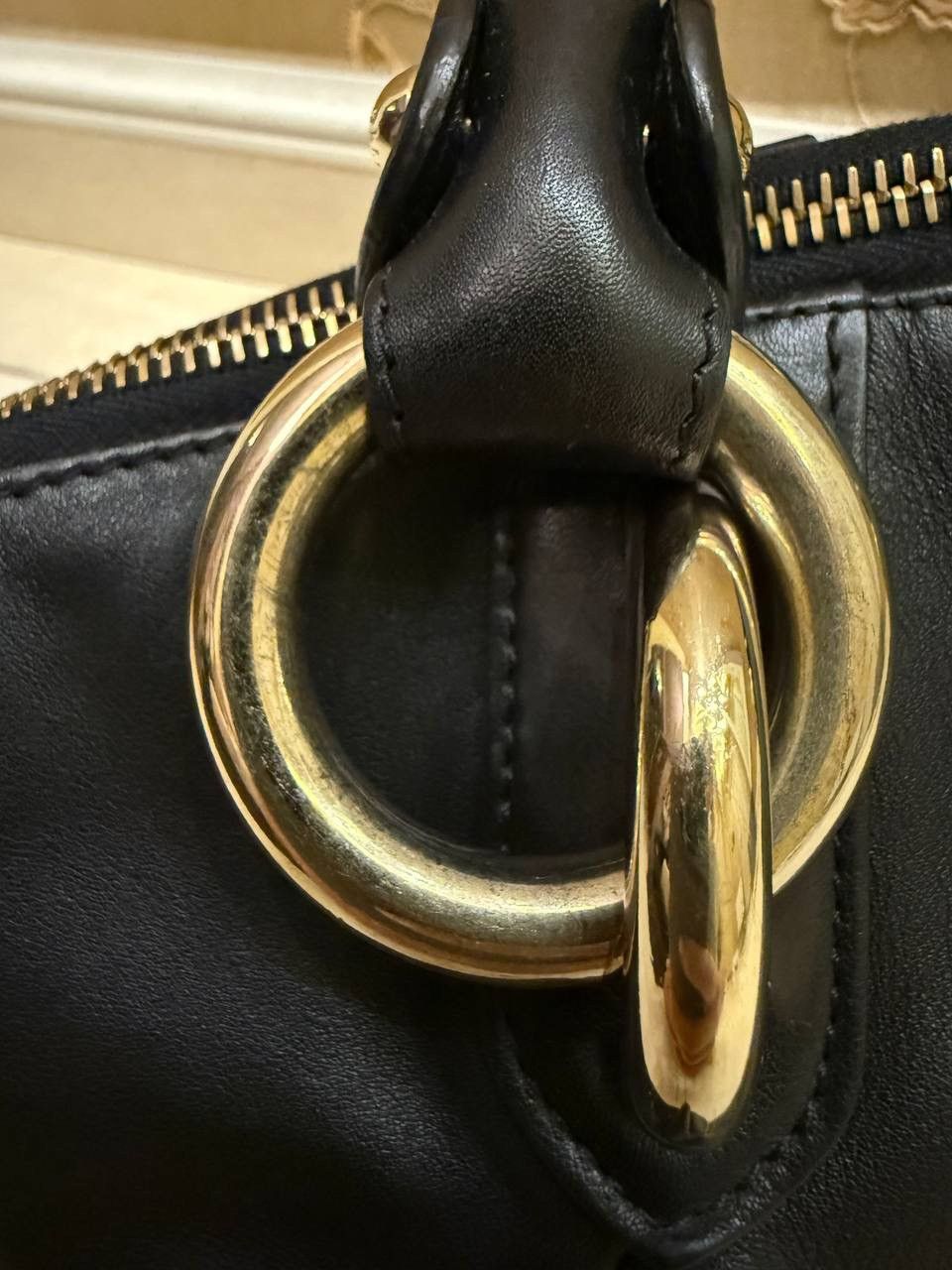 Bally BALLY Black Leather Shoulder Handbag Authentic Purse Size ONE SIZE - 4 Thumbnail