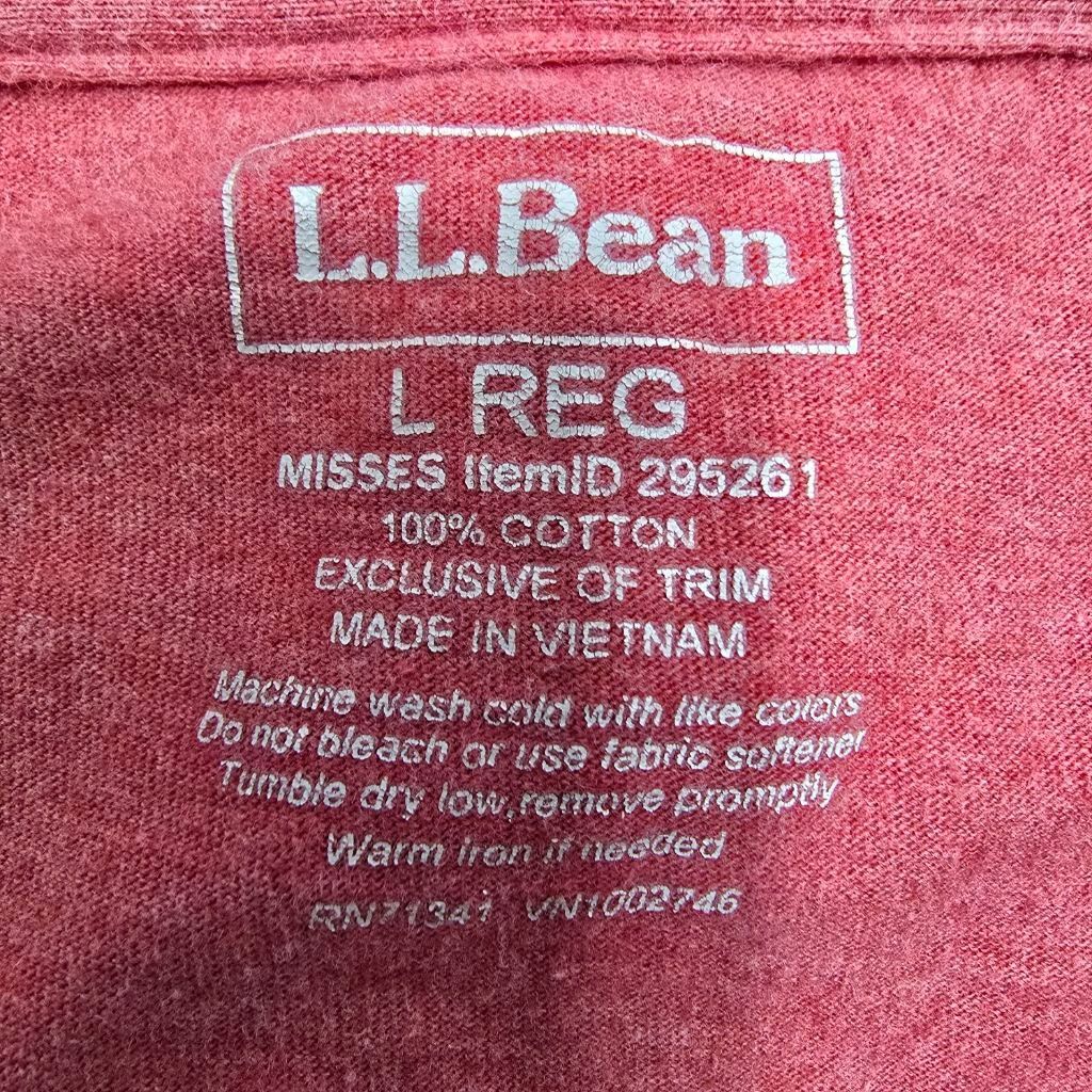 L.L. Bean Women's L.L.Bean Red Long Sleeve Tee L Size L / US 10 / IT 46 - 6 Thumbnail