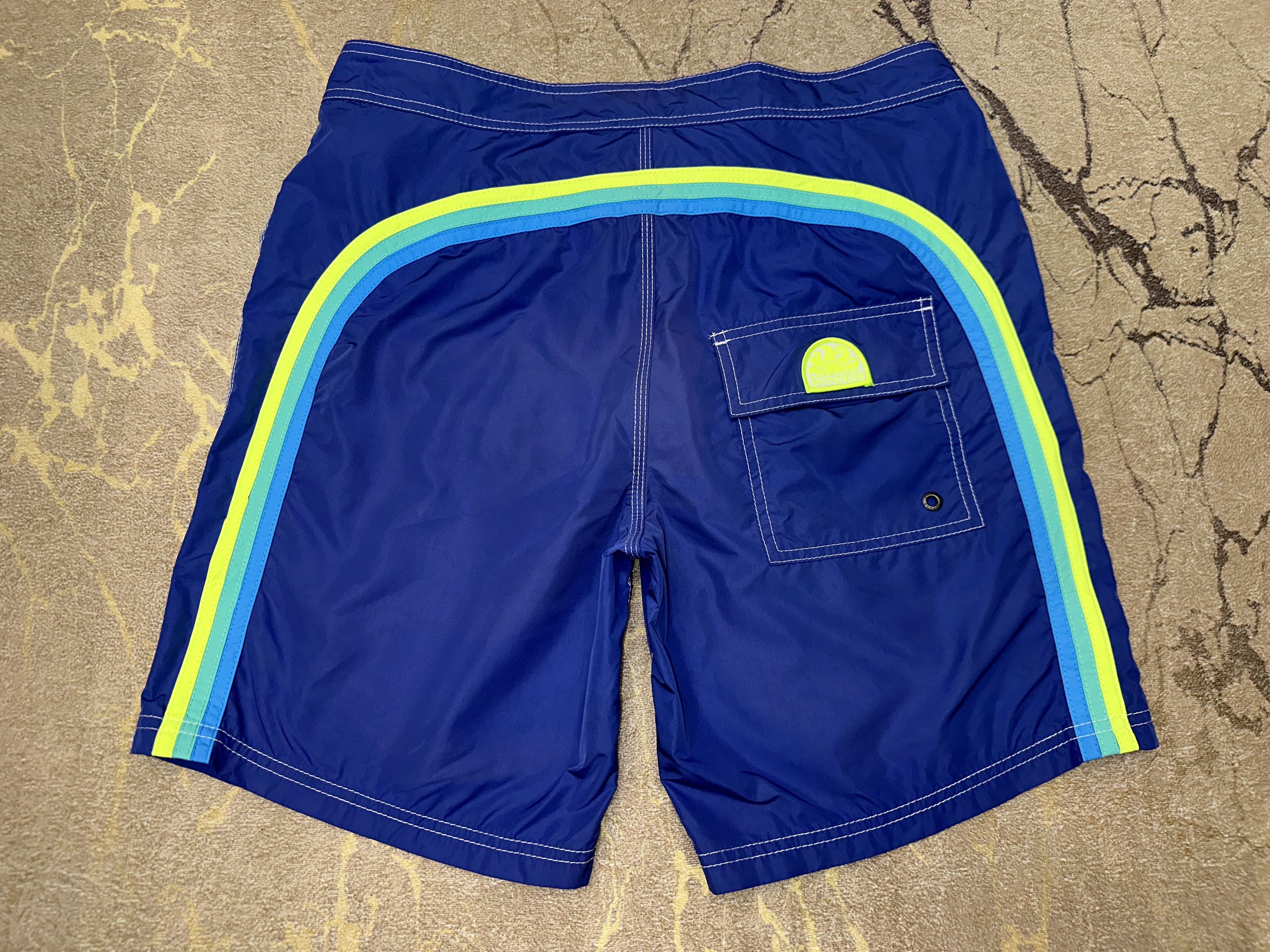 Sundek Sundek 31 Long Beach Board Shorts Trunks Bath Suit Size 31 S Size US 31 - 3 Thumbnail