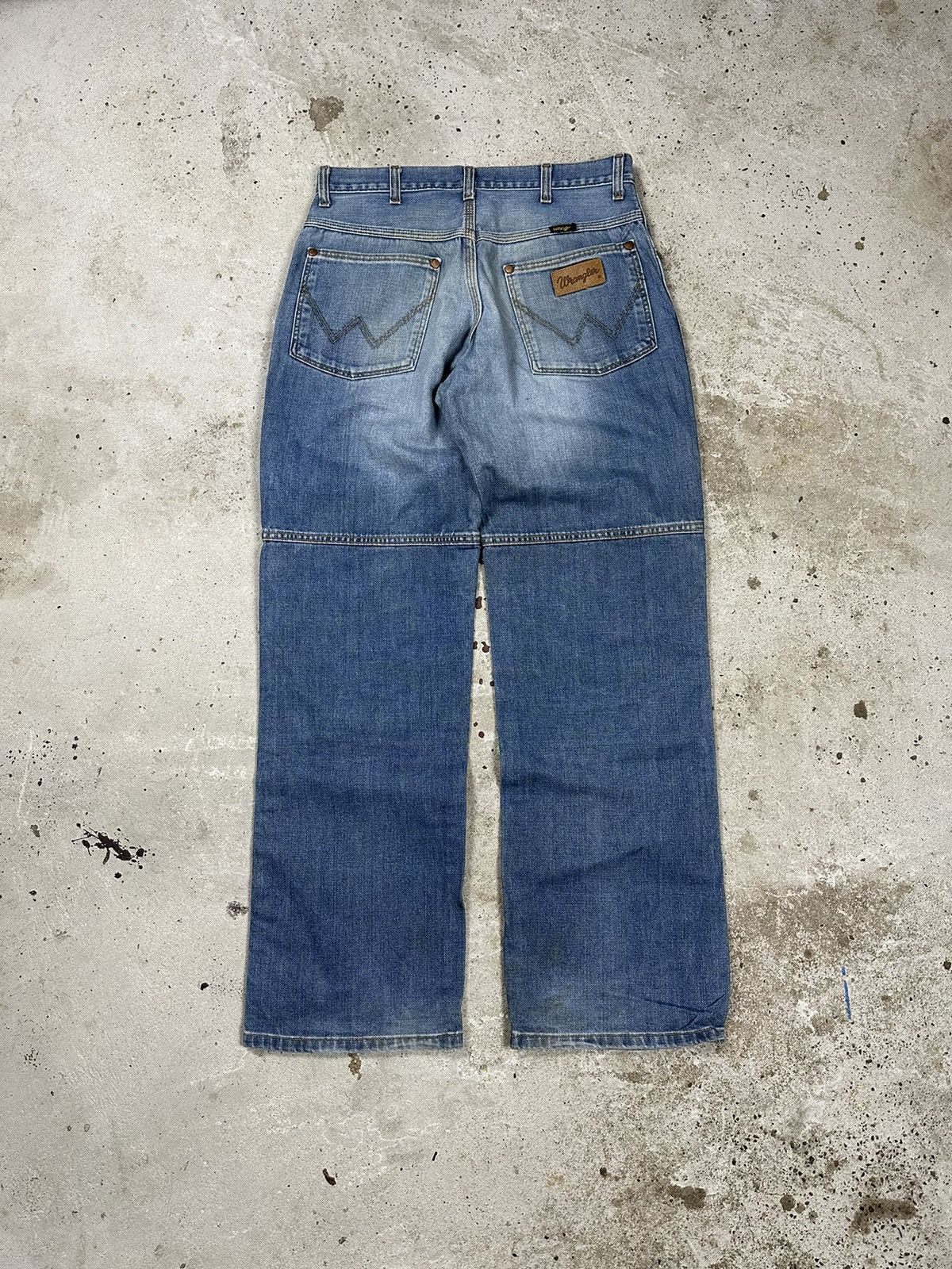 Vintage × Wrangler Vintage Y2K Wrangler Double Knee Repaired Denim Pants Jeans Size US 30 / EU 46 - 3 Thumbnail