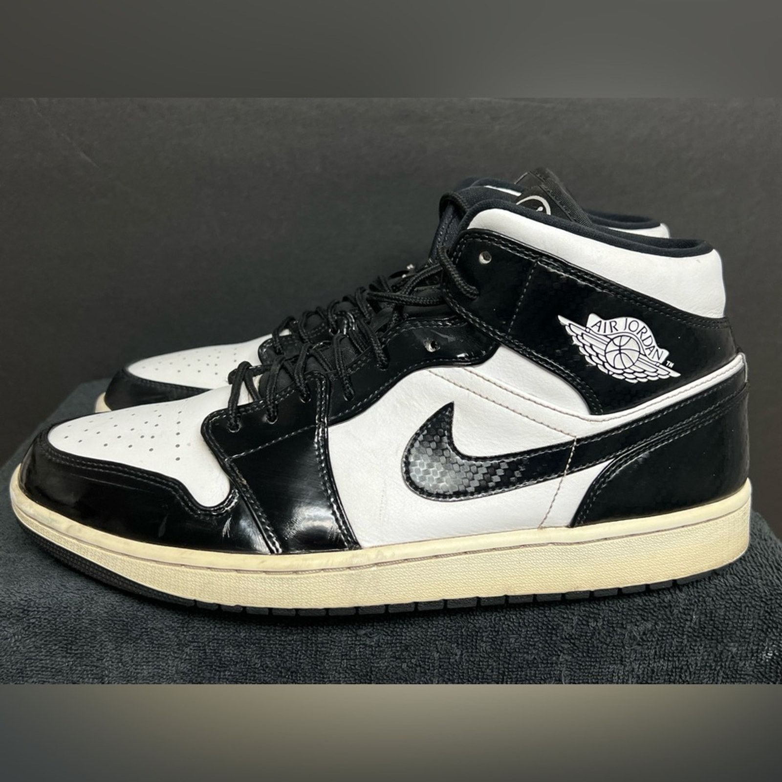 Jordan Brand Nike Air Jordan 1 Mid SE All Star Carbon Fiber Mens Size 12 Size US 12 / EU 45 - 1 Thumbnail