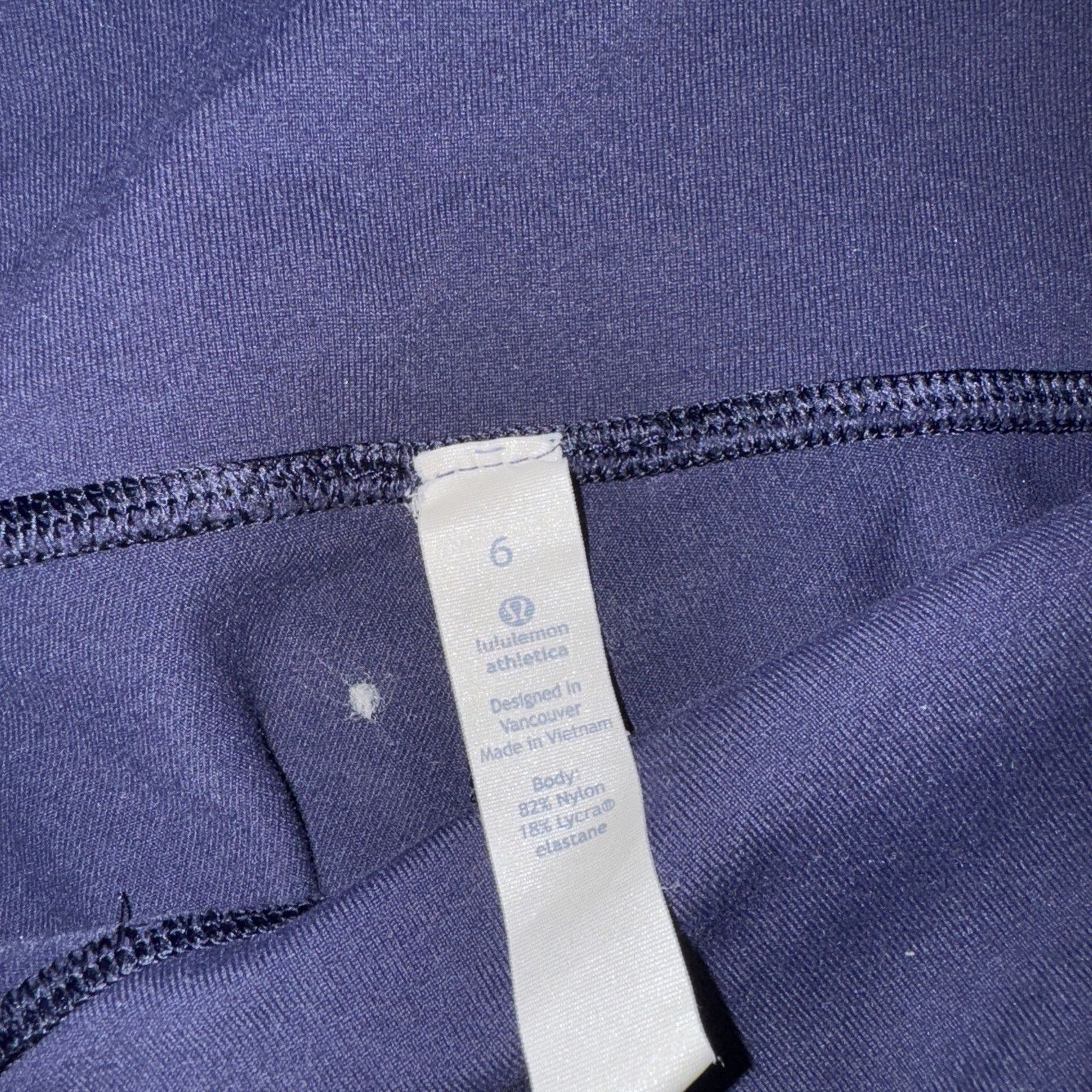 Lululemon lululemon blue leggings size 6 Size 28" / US 6 / IT 42 - 2 Thumbnail