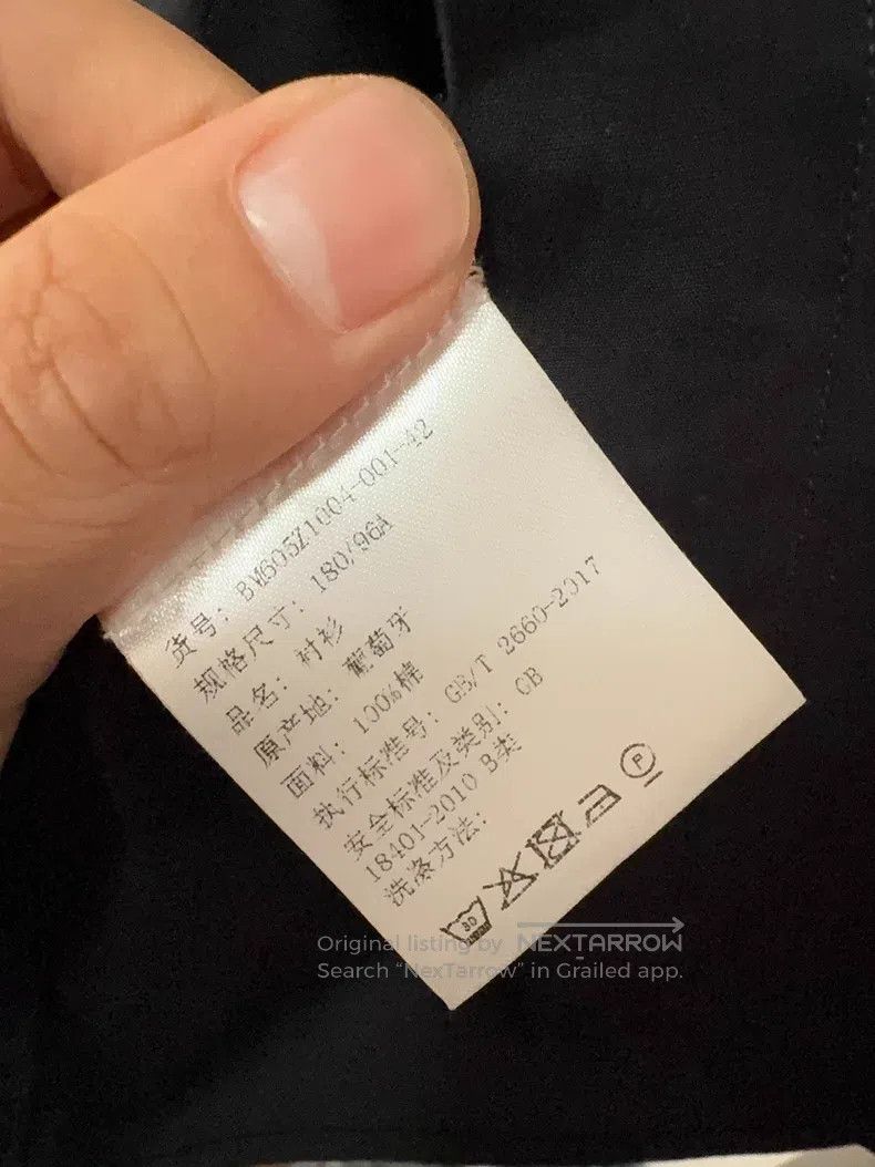Givenchy Givenchy Metal Buckle Detail Logo Long Sleeve Shirt Size US S / EU 44-46 / 1 - 5 Thumbnail