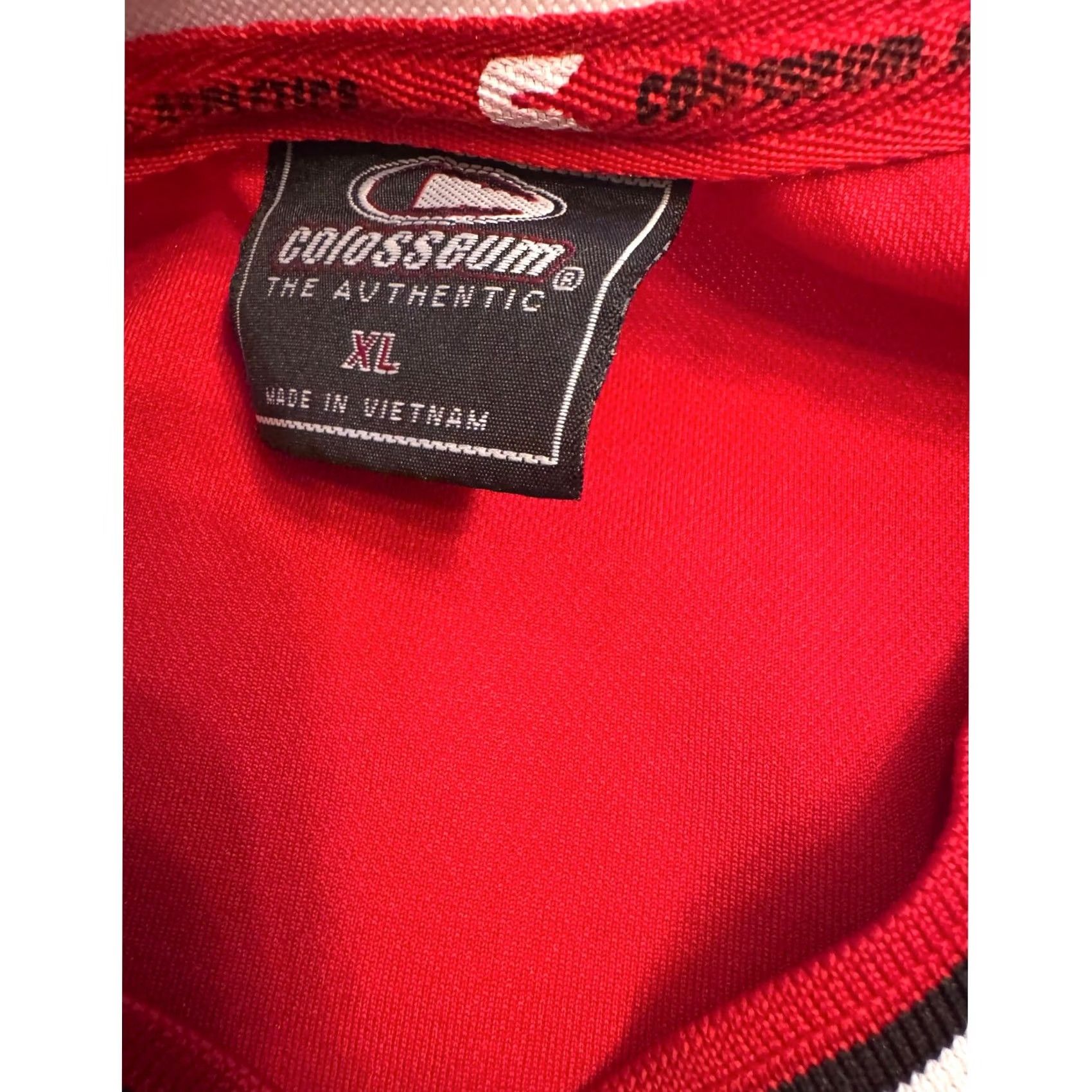 Vintage VINTAGE NC State Wolfpack Jersey Unisex Adults XL Red Colosseum #1 Size US XL / EU 56 / 4 - 4 Thumbnail