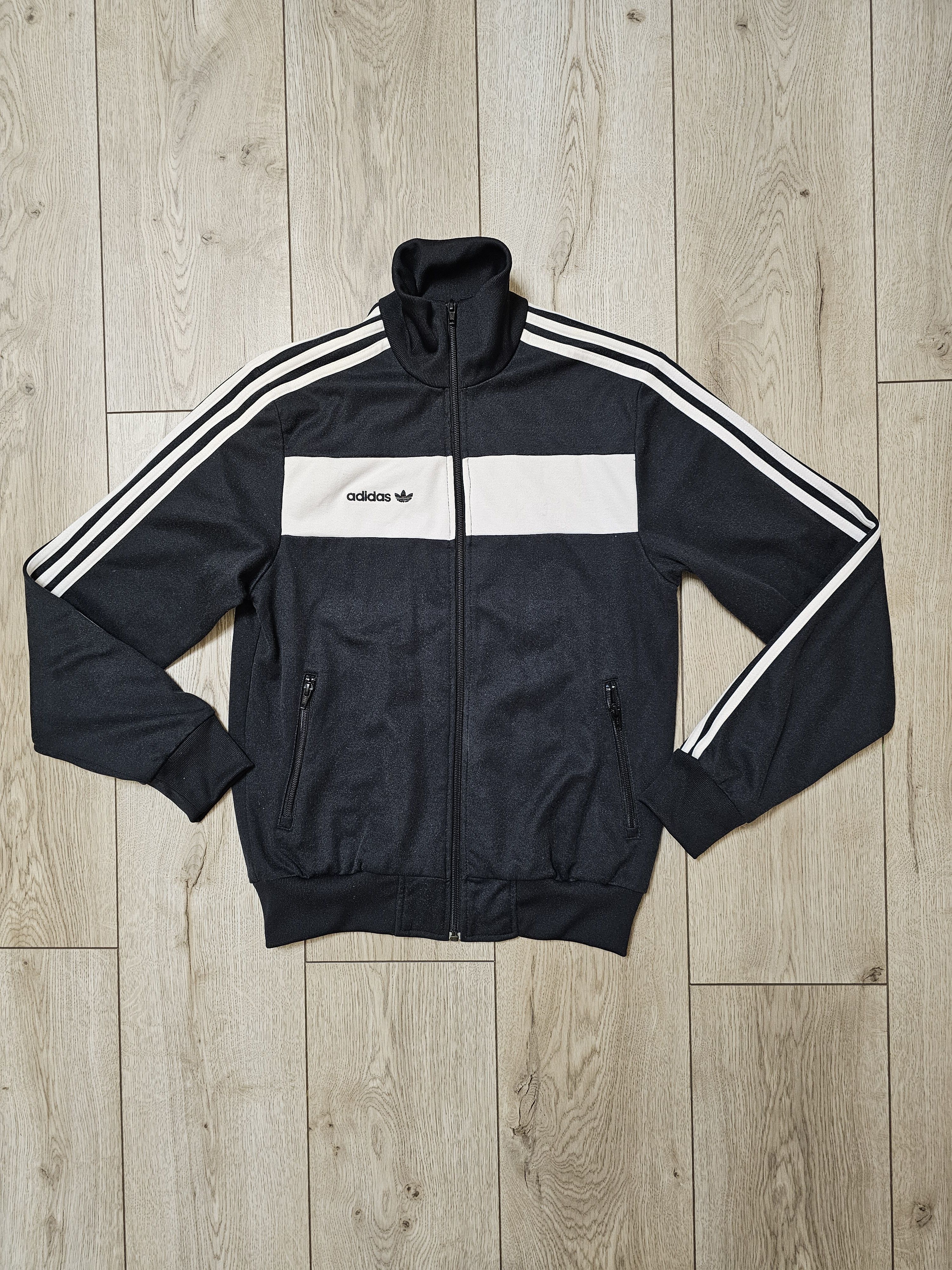 Y2K old adidas velor track jacket set up