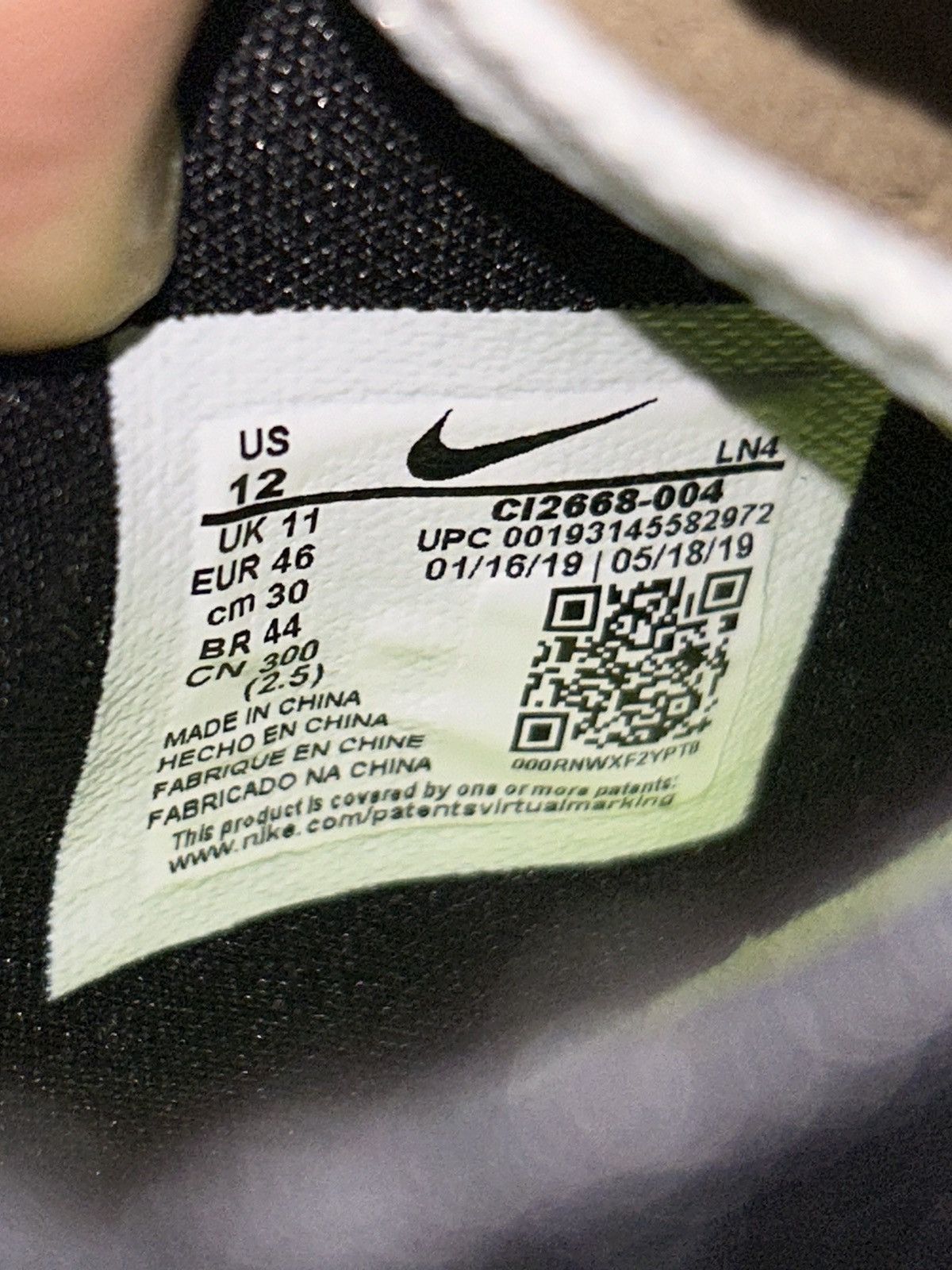 Nike Nike LeBron 16 Low 'Black Python' CI2668-004 12 NEW W/BOX Size US 12 / EU 45 - 10 Thumbnail