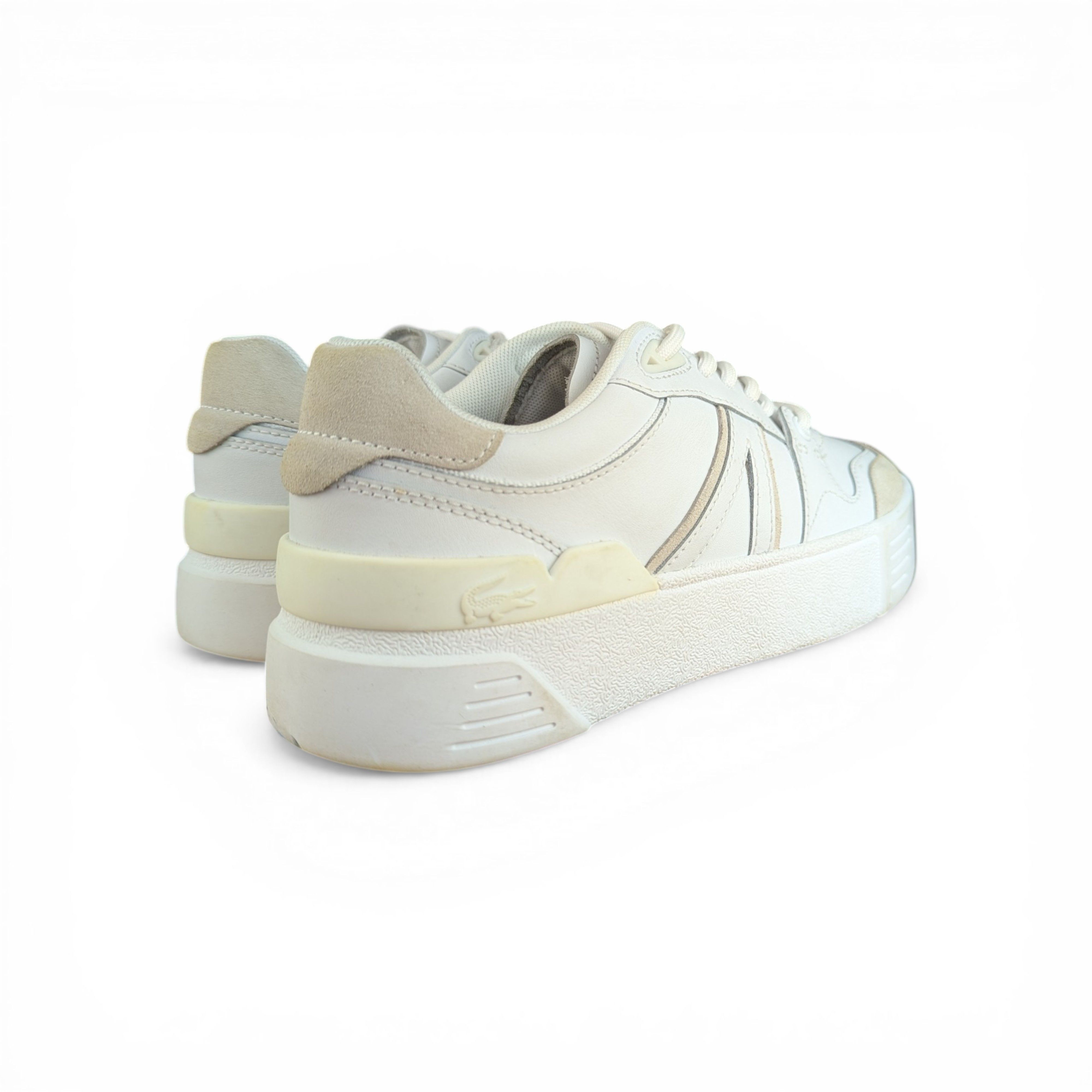 Lacoste LACOSTE WHITE SNEAKERS Size US 7 / IT 37 - 5 Thumbnail