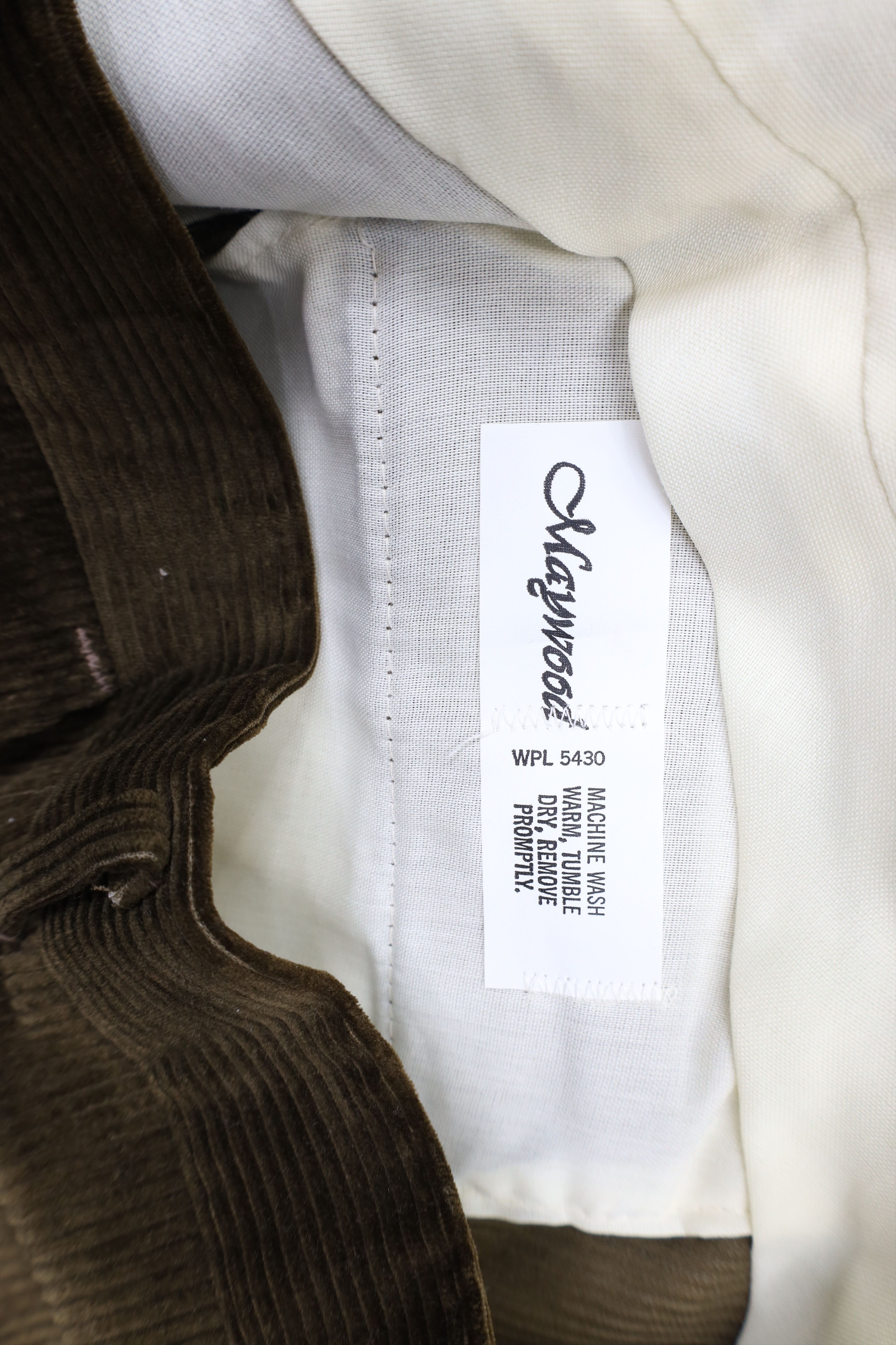 Vintage Vintage 70s Streetwear Wide Leg Corduroy Chino Pants USA Size US 34 / EU 50 - 7 Thumbnail