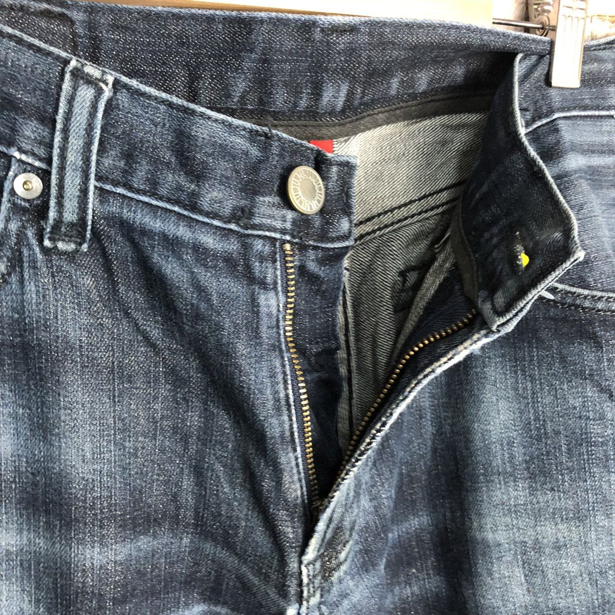Uniqlo Japan uniqlo faded Blue vintage denim Jeans #A348 Size US 33 - 16 Thumbnail