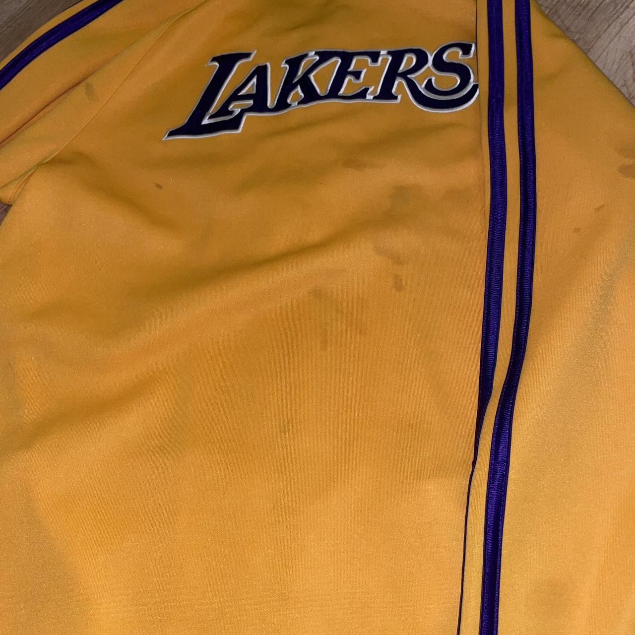 Adidas Yellow Adidas Lakers jacket Size US L / EU 52-54 / 3 - 6 Thumbnail