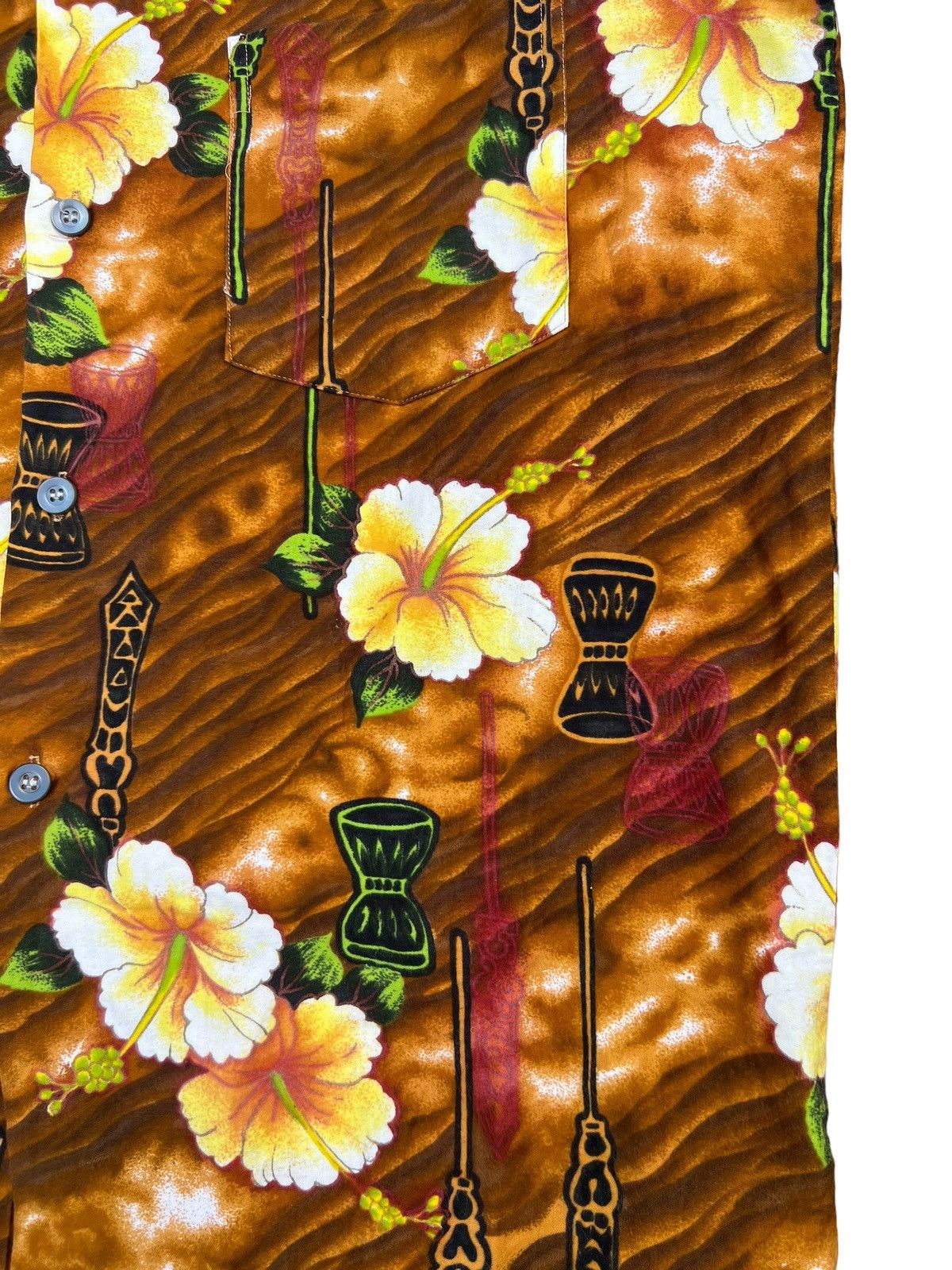Vintage Vintage 70s Hawaiian Imperial Djembe Bongo Hawaii Shirt Size US S / EU 44-46 / 1 - 15 Thumbnail