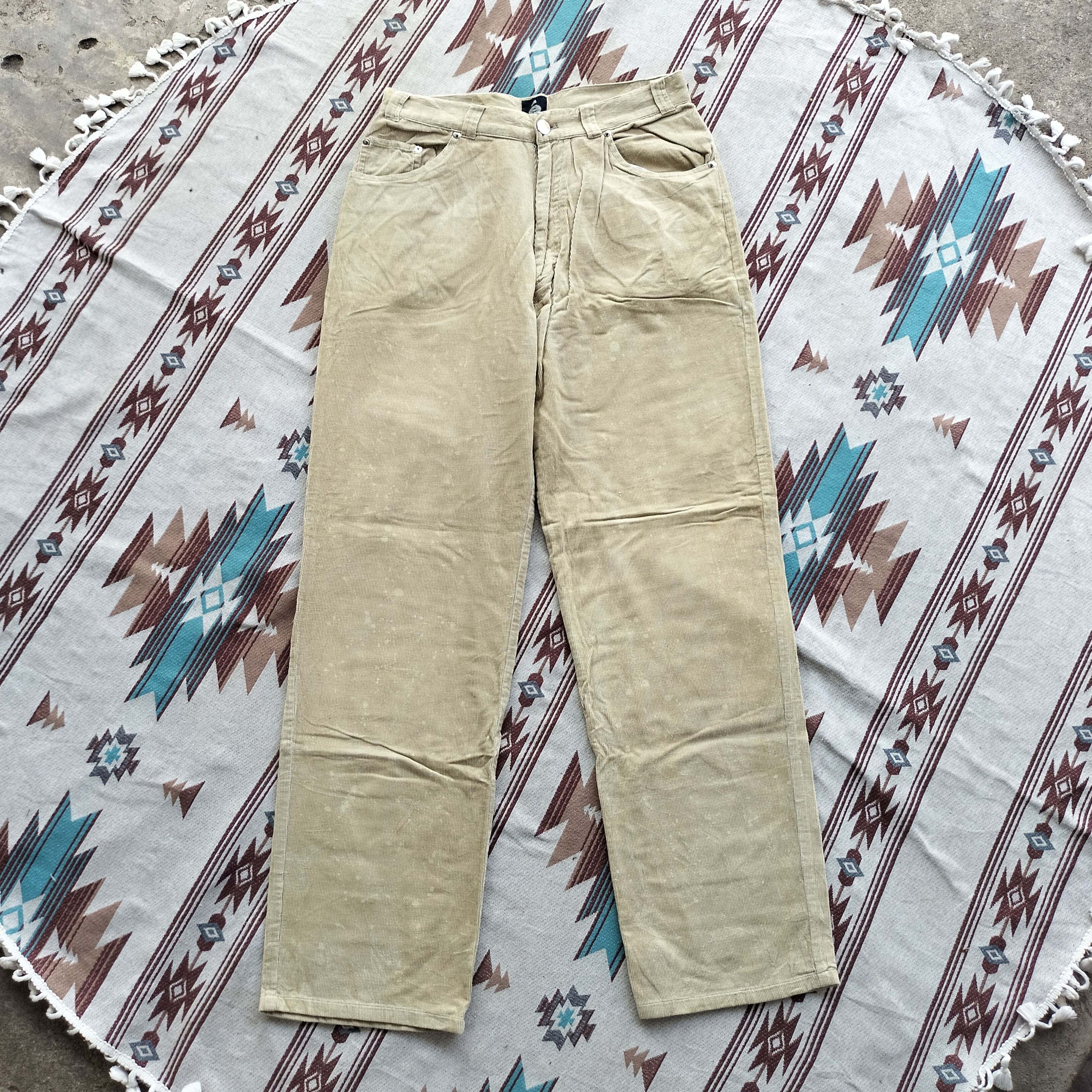 eS Vintage 90s skateboard e Board wear corduroi pants Size US 30 / EU 46 - 1 Thumbnail