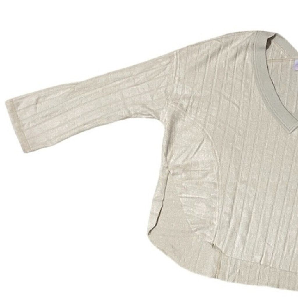 Urban Outfitters Urban Outfitters Neutral V-Neck Pullover, Relaxed Fit, Small Size S / US 4 / IT 40 - 5 Thumbnail