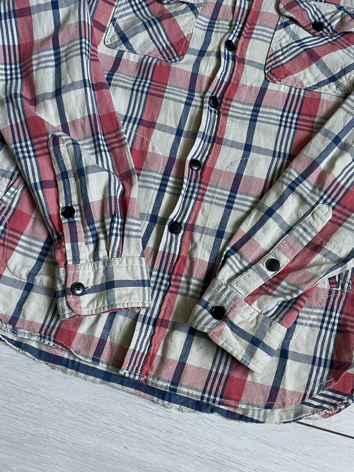 Acne Studios Acne Studios Ryan Check AW2011 Flannel Shirt Size US M / EU 48-50 / 2 - 10 Thumbnail