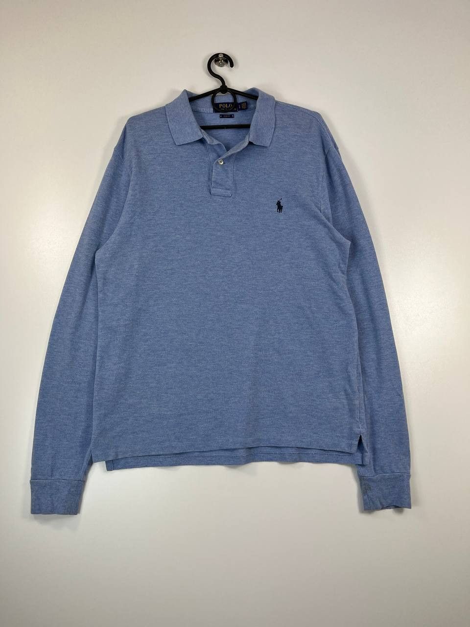 Polo Ralph Lauren Polo Ralph Lauren Long Sleeve Polo Shirt Blue Mens Size L Size US L / EU 52-54 / 3 - 1 Thumbnail