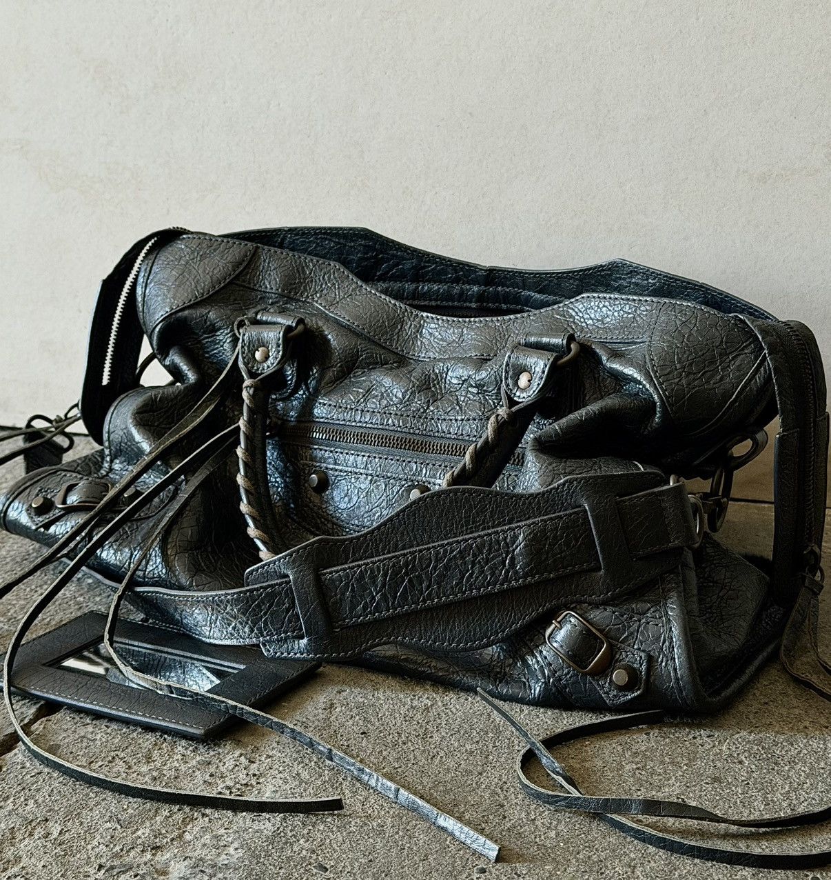 Balenciaga Balenciaga - 2000’s - Classic Motorcycle City - Lambskin Bag Size ONE SIZE - 19 Thumbnail