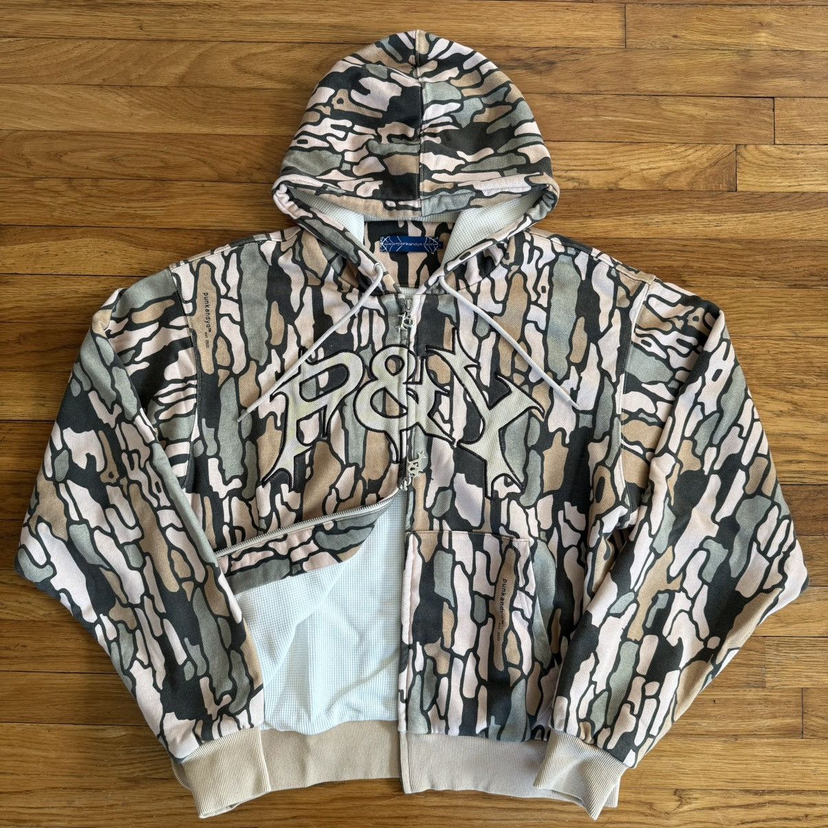 Punk and Yo Punkandyo Camo Zip Up | Grailed