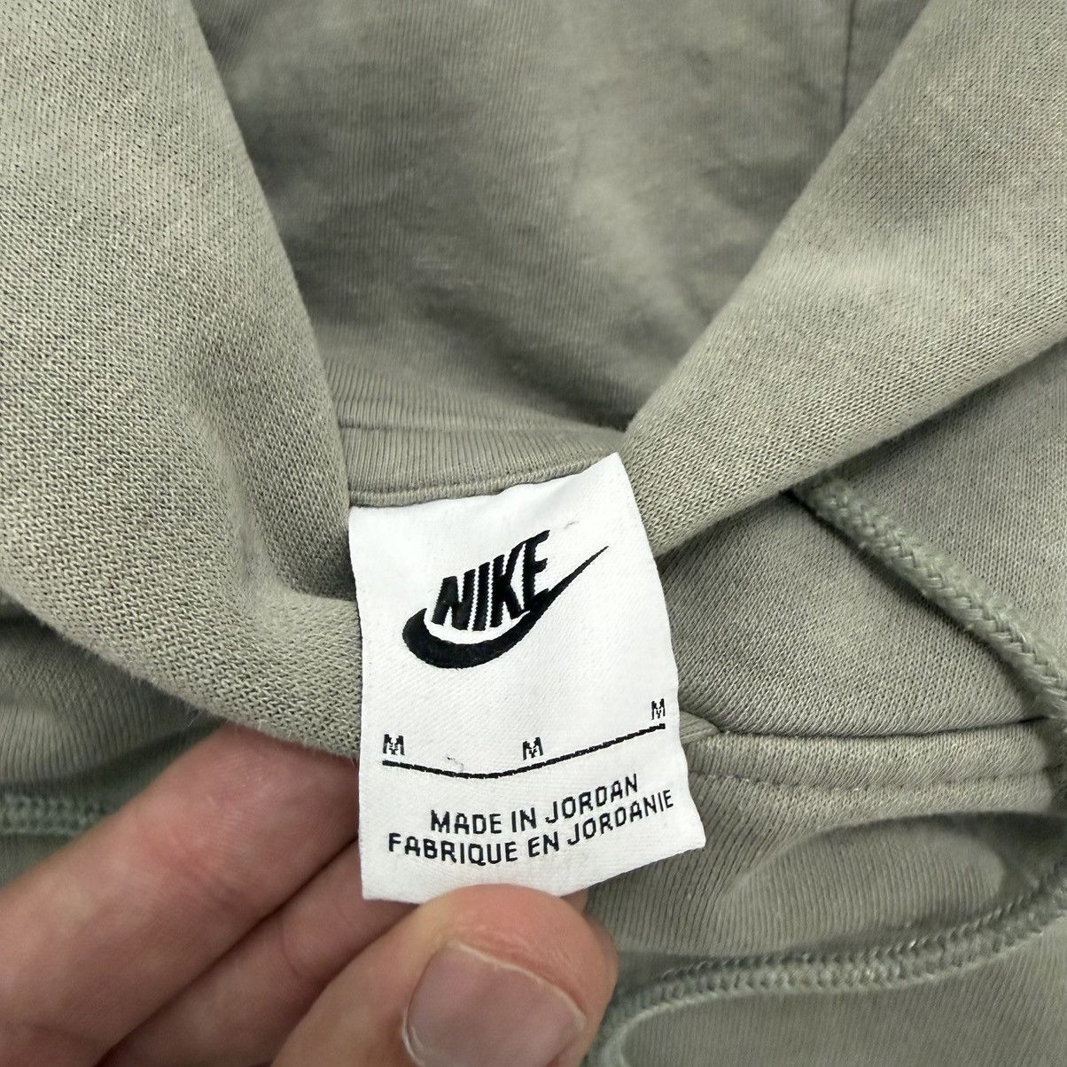 Nike Nike Mini Swoosh Hoodie Olive Green Pullover Sweatshirt Size US M / EU 48-50 / 2 - 3 Thumbnail