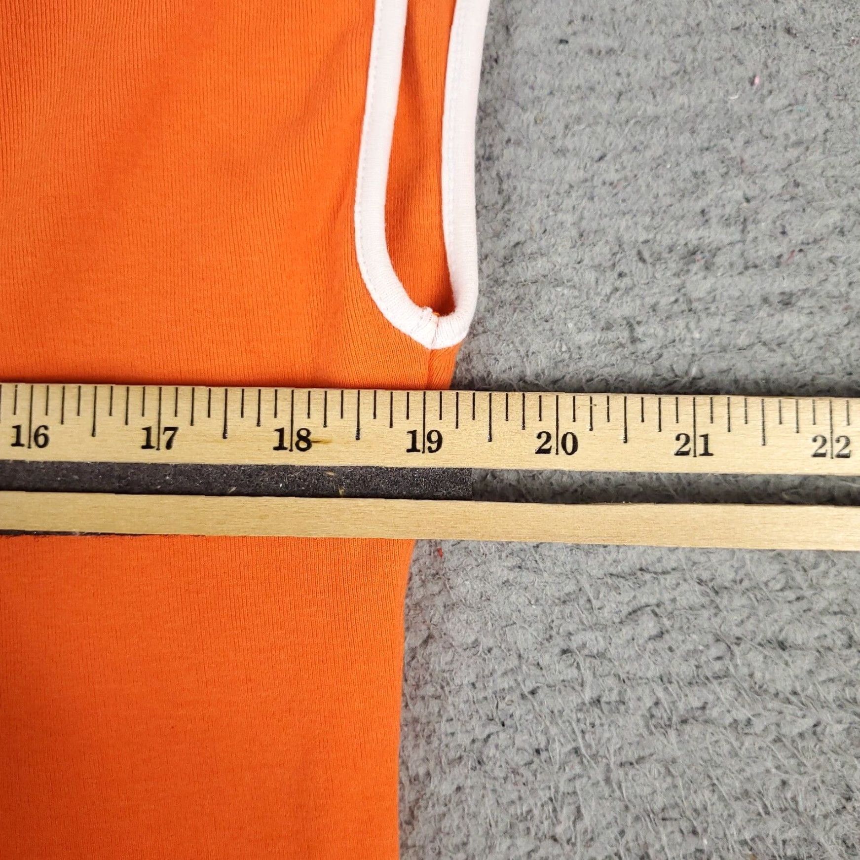 Ralph Lauren Ralph Lauren Womens Large Casual Sleeveless T Shirt Orange White Size L / US 10 / IT 46 - 6 Thumbnail