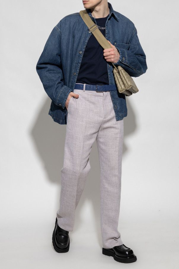 Bottega Veneta o1lf3ng10825 Padded Denim Jacket in Blue Size US M / EU 48-50 / 2 - 2 Thumbnail