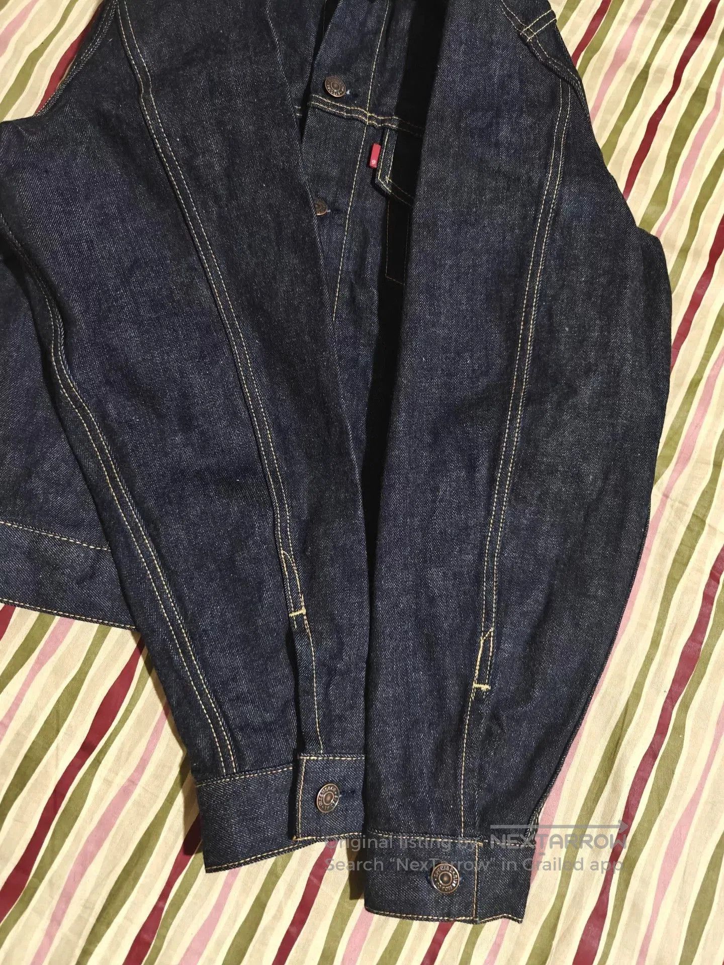 Gimo's GIZEMO Type 3 Raw Denim Jacket. Size US XXS / EU 40 - 4 Thumbnail