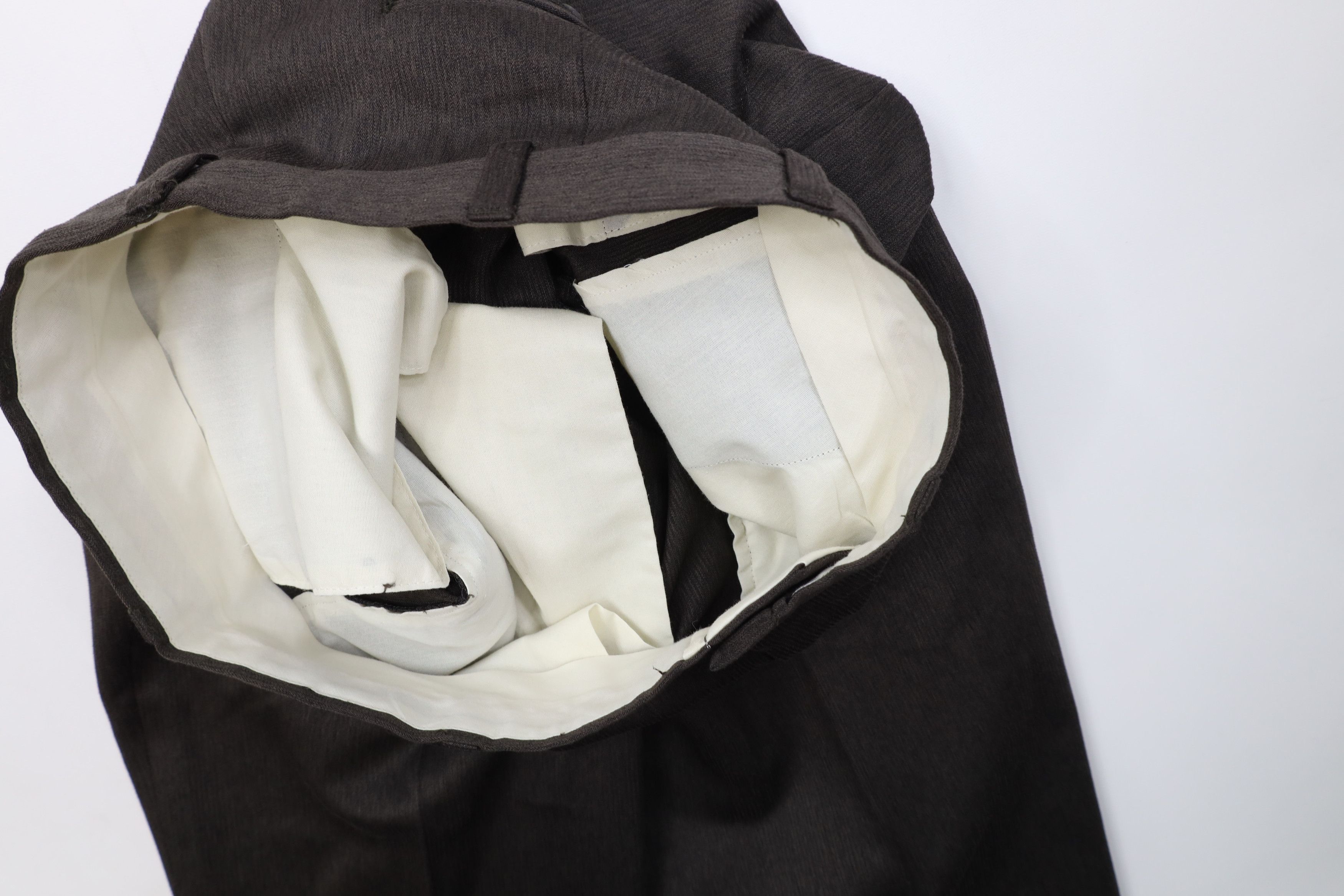 Vintage Vintage 90s Streetwear Knit Wide Leg Chino Pants Brown Size US 34 / EU 50 - 9 Thumbnail