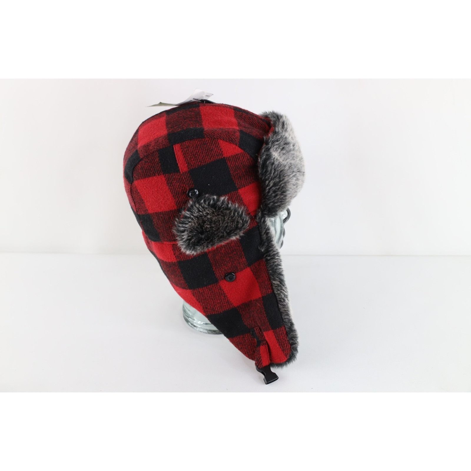 Vintage Deadstock Vintage Y2K Wool Blend Quilted Hunter Trapper Hat Size ONE SIZE - 6 Thumbnail