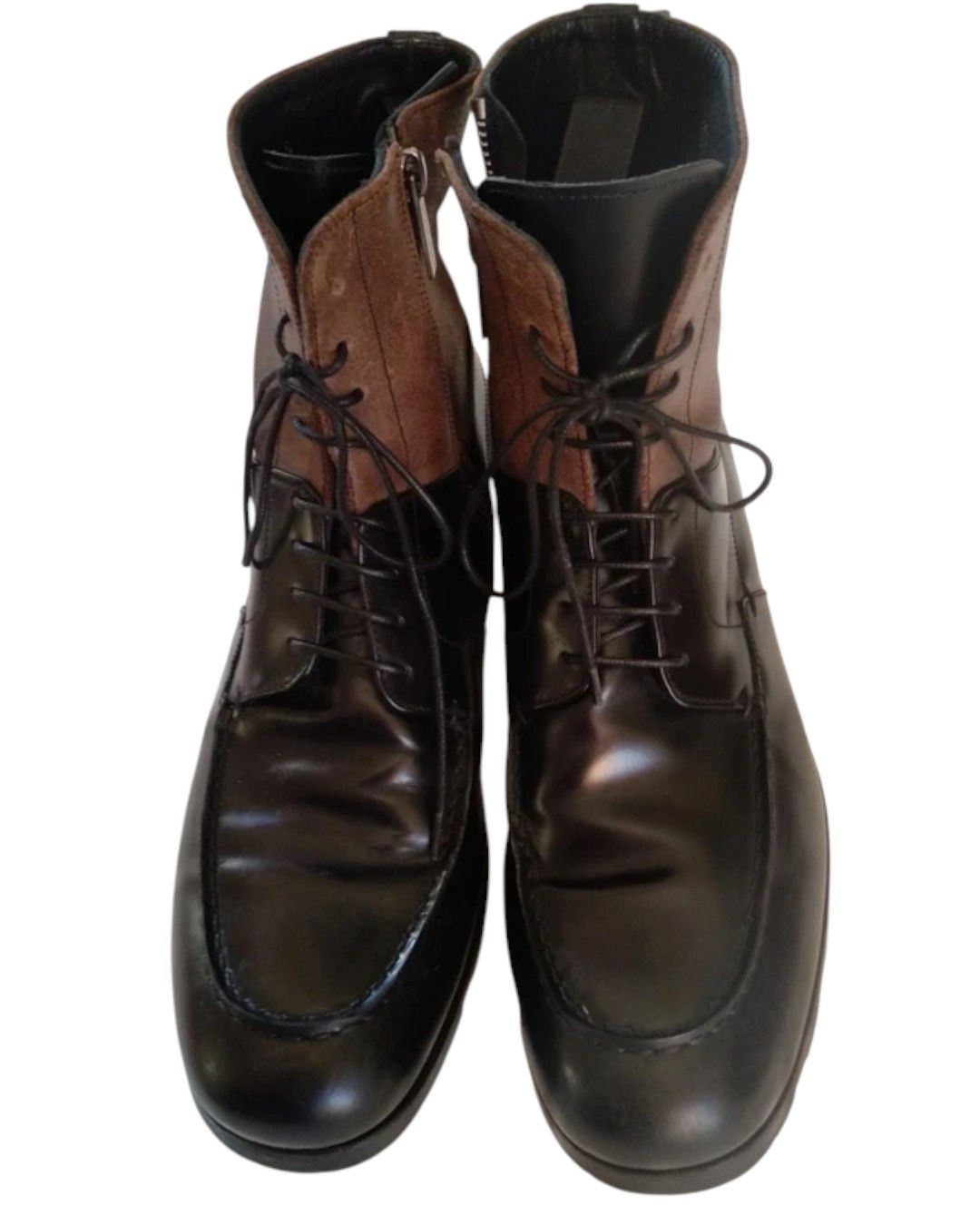 Giorgio Armani GIRGIO ARMANI LEATHER COMBAT BOOTS Size US 10 / EU 43 - 3 Thumbnail
