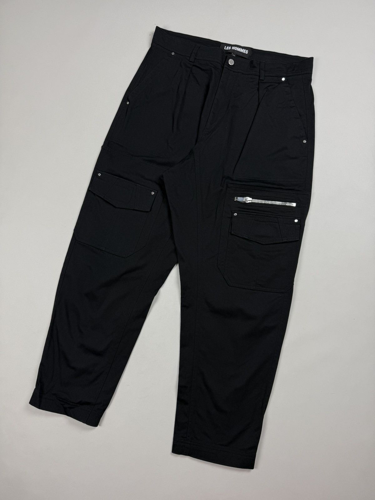 Les Hommes Les Homes Men’s Cargo Pants Trousers Size 50 / L Size US 34 / EU 50 - 4 Thumbnail