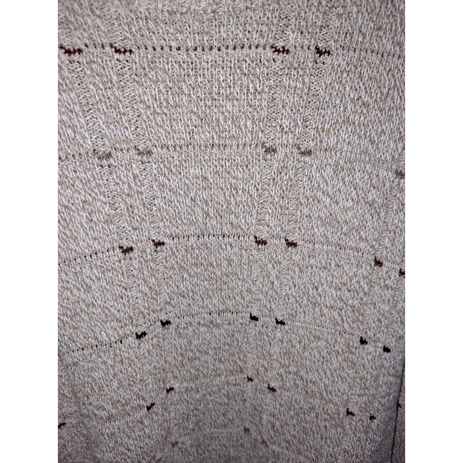 Croft & Barrow Croft & Barrow Tan with Design Crew Neck Sweater Size Medium Size US M / EU 48-50 / 2 - 2 Thumbnail