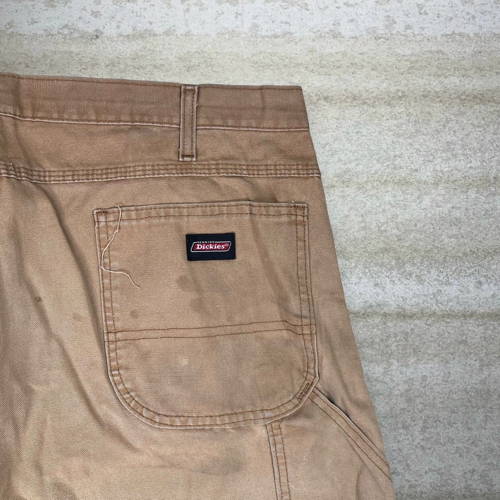 Dickies Vintage Y2K Dickies Carpenter Pants 42x32 Baggy Tan Cotton Size US 42 / EU 58 - 3 Thumbnail