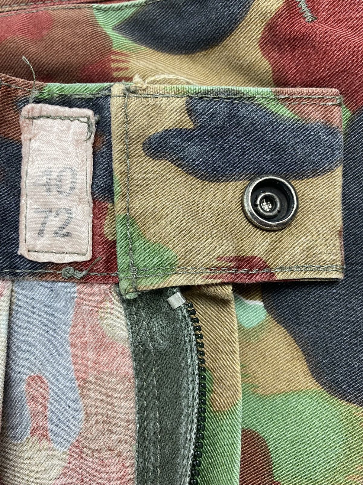 Vintage 1980’s Vintage Swiss Army Alpenflage Pizza Camo Cargo Pants Size US 32 / EU 48 - 13 Thumbnail