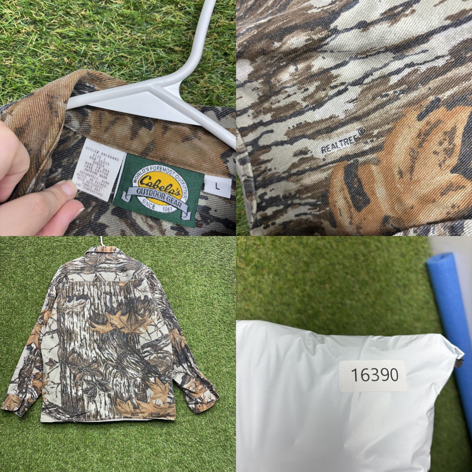 Vintage VINTAGE Cabela's Men’s Camouflage Shirt Large Realtree Outdoor Hunting Twill USA 90s Size US L / EU 52-54 / 3 - 8 Thumbnail