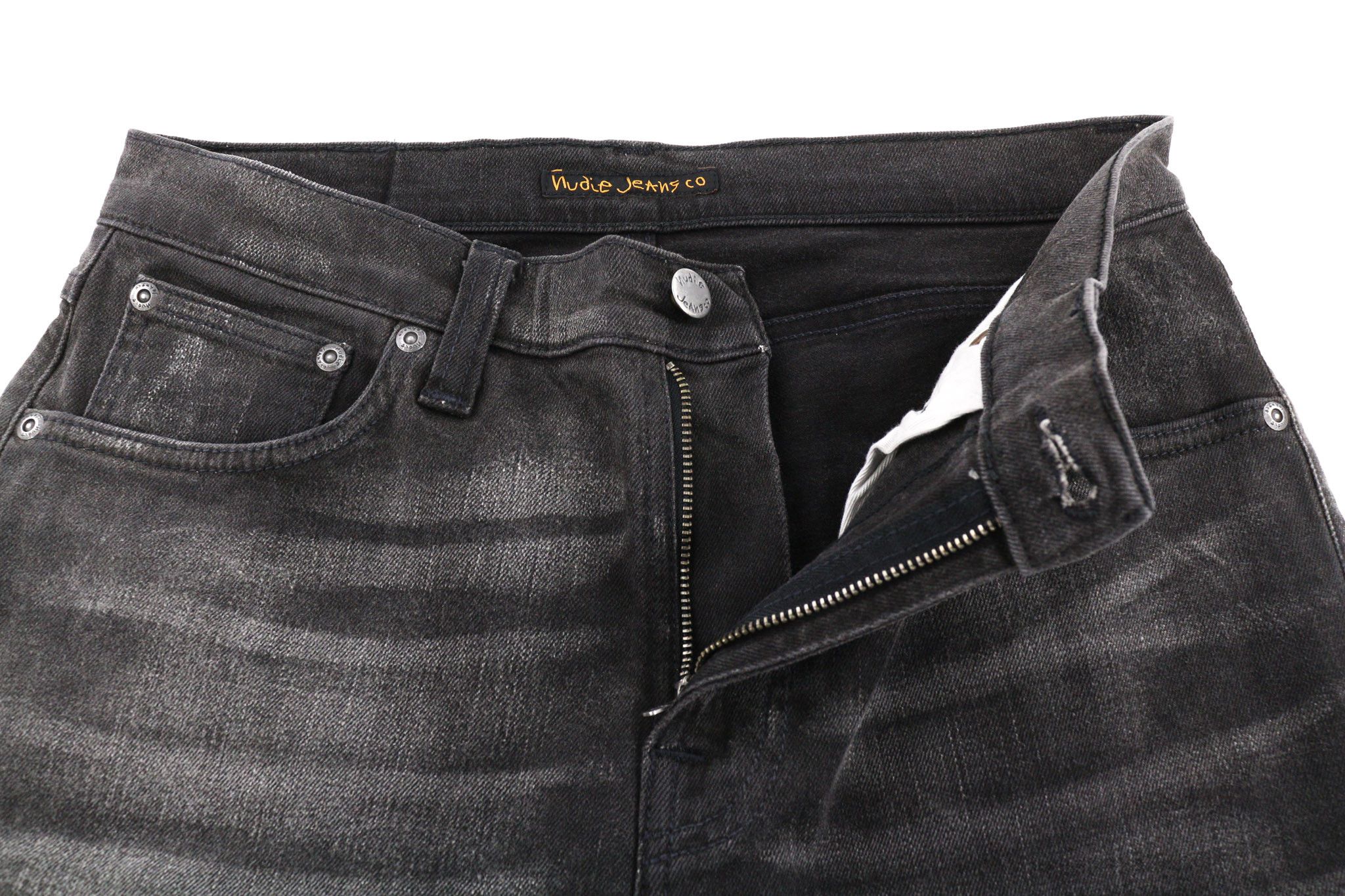 Nudie Jeans PIPE LED W30/L32 Grey Marble Organic Jeans 81908 Size US 30 / EU 46 - 4 Thumbnail