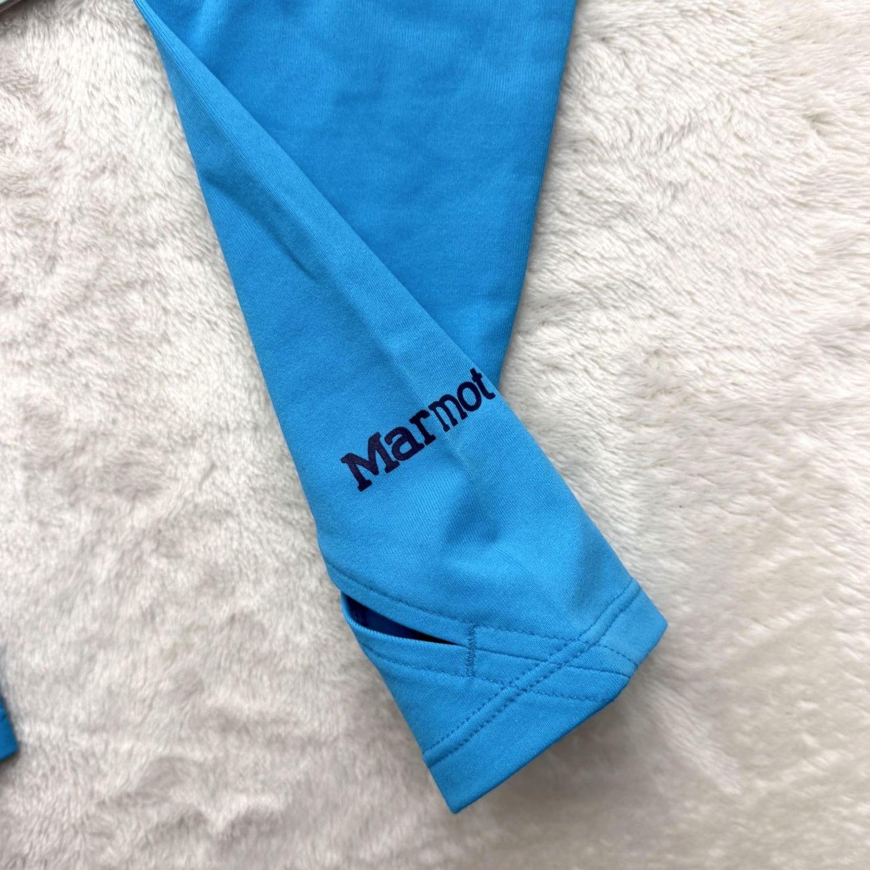 Marmot Marmot Meghan 1/2 Zip Mock Neck Sweatshirt Womens Small Blue Long Sleeve Athletic Activewear Shirts Size S / US 4 / IT 40 - 6 Thumbnail