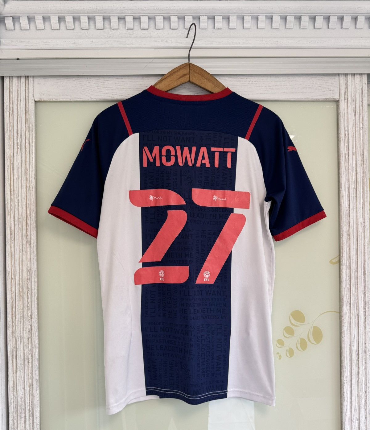Puma Mowatt #27 West Bromwich Albion 2021-2022 Home Soccer Jersey Size US M / EU 48-50 / 2 - 1 Thumbnail
