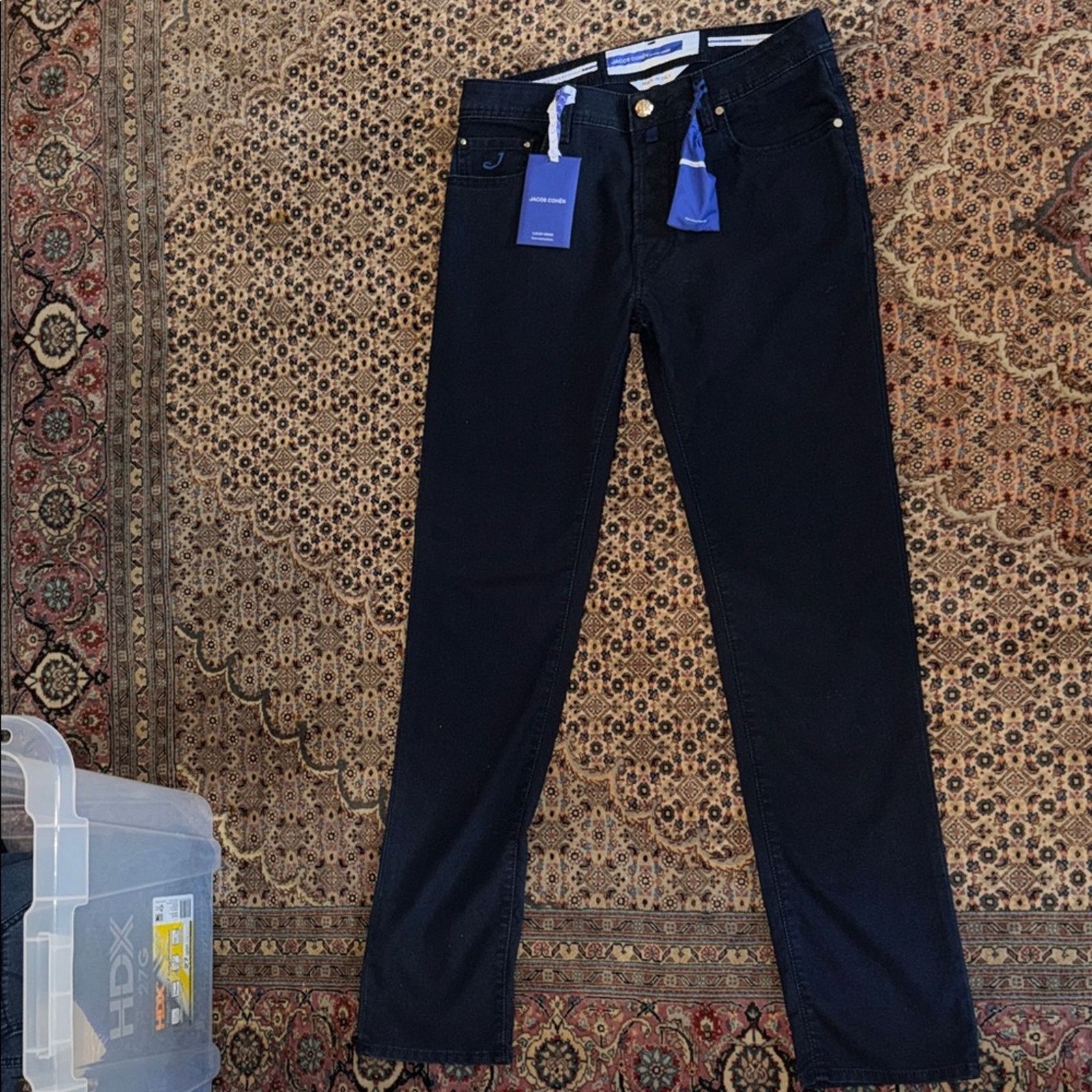 Jacob Cohen Jacob Cohen Men's Deep Indigo Bard Jeans Size 32 Size US 32 / EU 48 - 7 Thumbnail