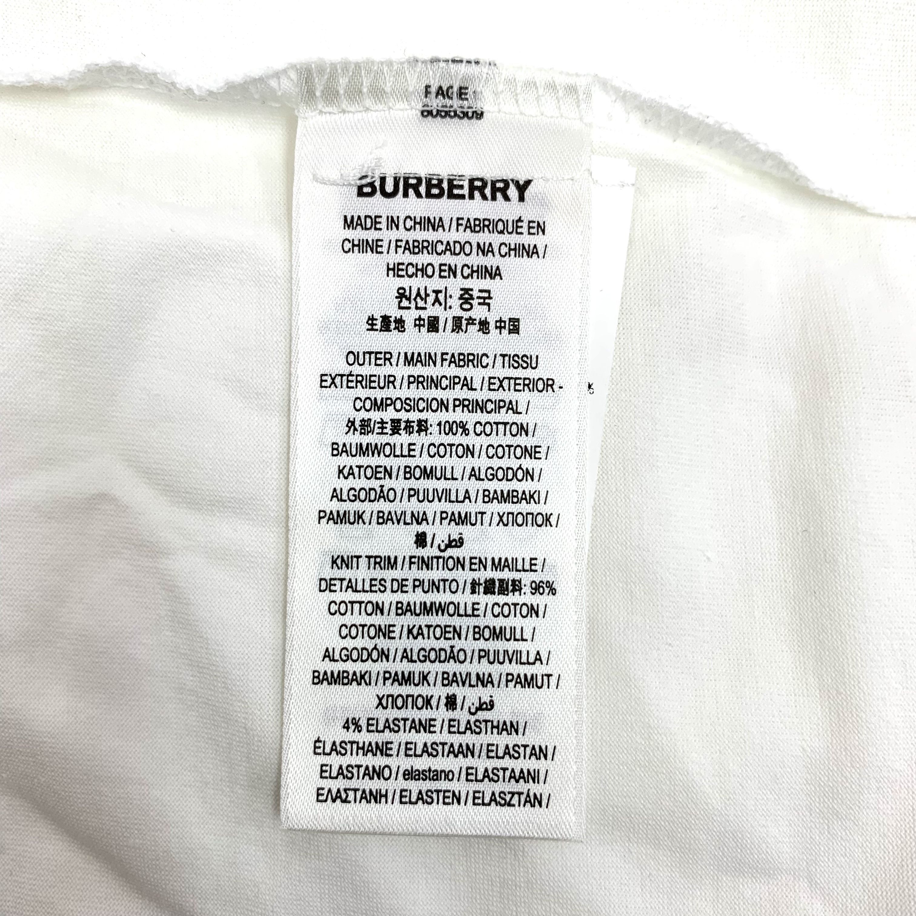 Burberry Burberry Logo Print Cotton Tee (XL) Size US XL / EU 56 / 4 - 8 Thumbnail