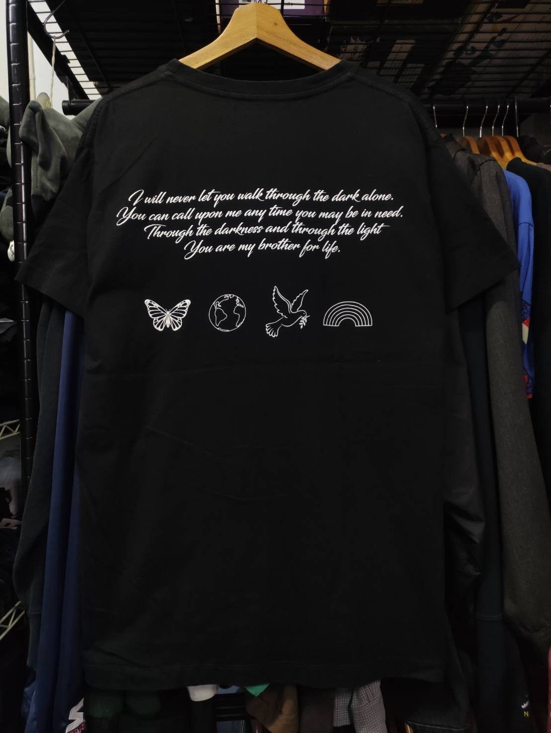 Amiri Amiri Black Brothers T-Shirt Size US M / EU 48-50 / 2 - 2 Thumbnail