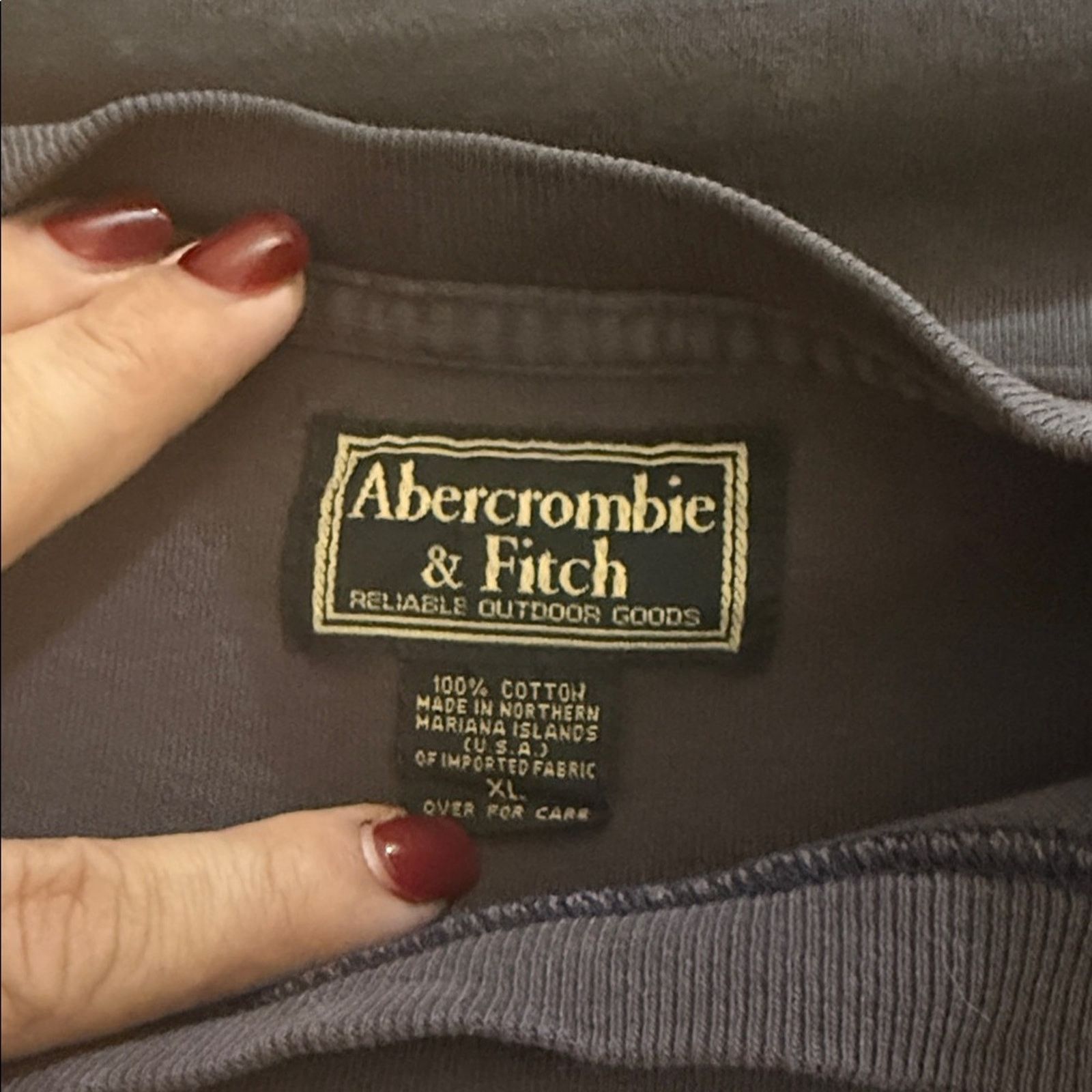 Abercrombie & Fitch VINTAGE ABERCROMBIE & FITCH Y2K graphic long sleeve shirt XL Size US XL / EU 56 / 4 - 2 Thumbnail