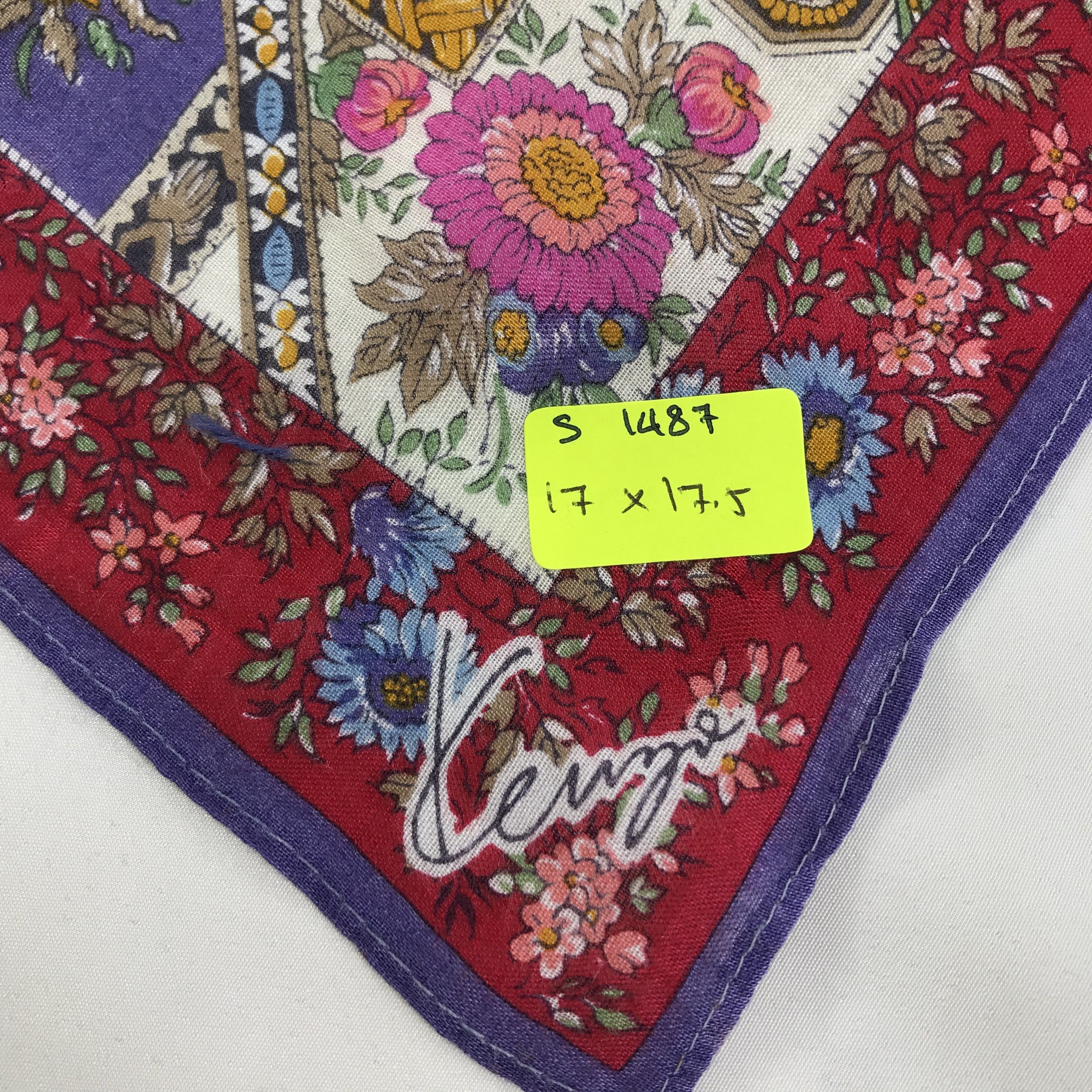 Kenzo × Vintage Kenzo Bandana / Handkerchief / Neckerchief - S1487 Size ONE SIZE - 5 Thumbnail