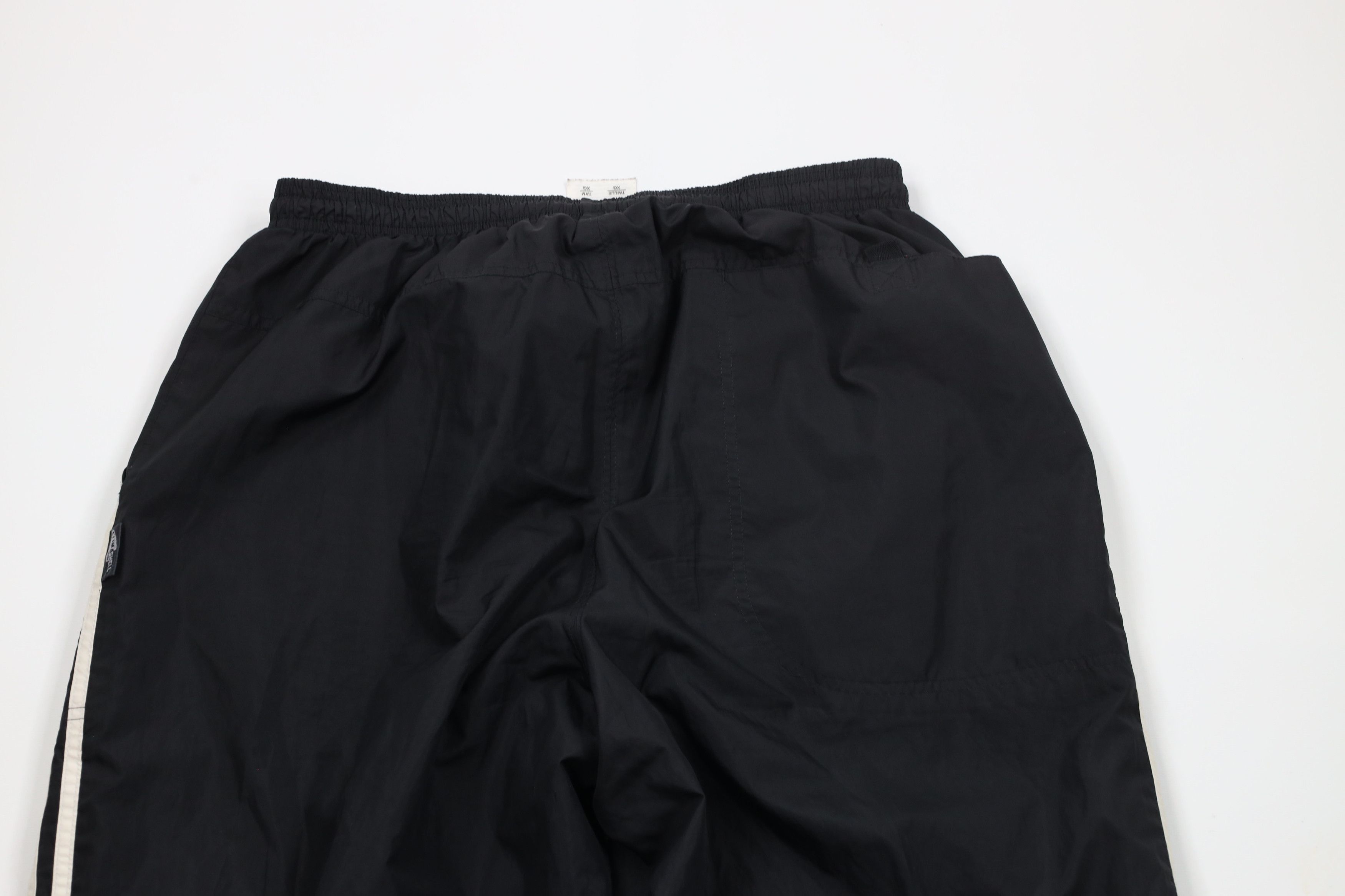 Adidas × Vintage Vintage Adidas Striped Lined Windbreaker Pants Black Size US 38 / EU 54 - 12 Thumbnail