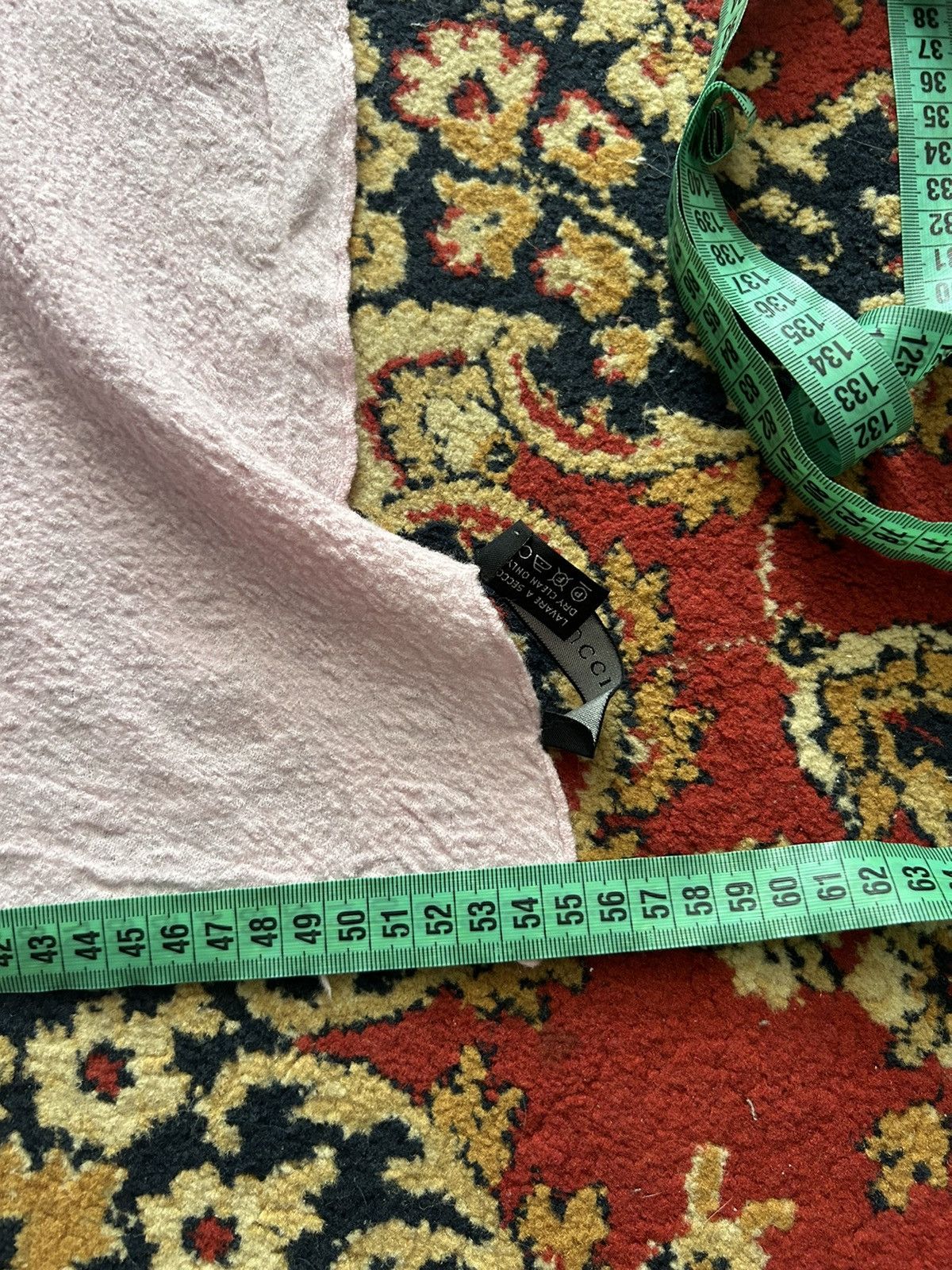 Gucci × Vintage Vintage Gucci scarf very rare pink archive Size ONE SIZE - 11 Thumbnail