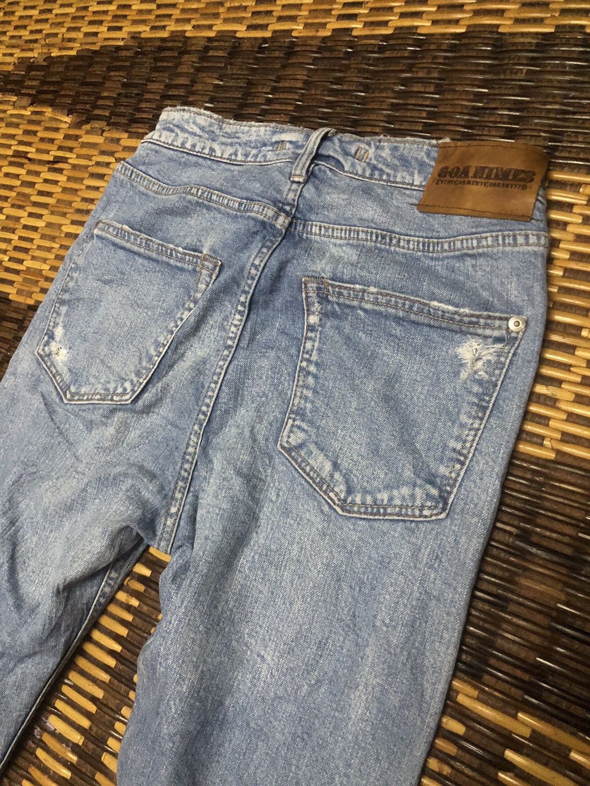 Designer × Japanese Brand GOA NIMES SELVEDGE JEANS Size 27" / US 4 / IT 40 - 6 Thumbnail
